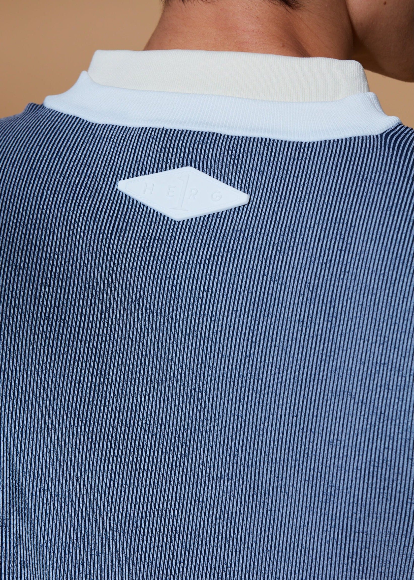 LIB KNIT x NYLON VEST /リブニットナイロンベスト