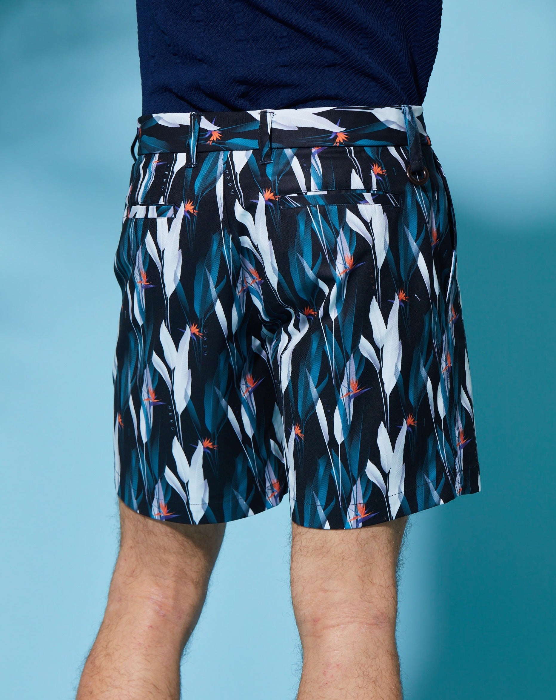 PRINT RESORT RAGLAN POLO/プリントリゾートラグランポロ