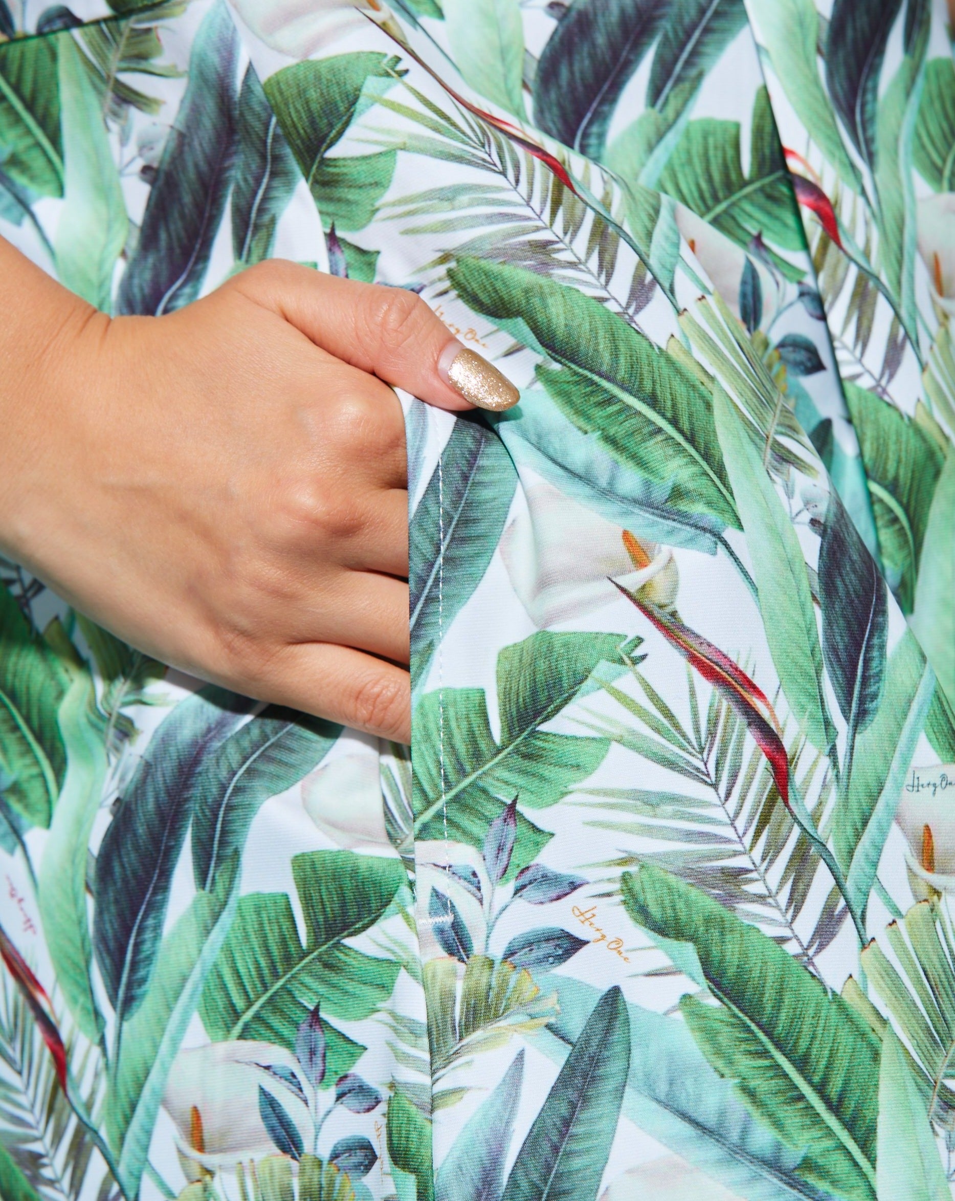 STRETCH PRINT RESORT N/S ONEPIECE/ストレッチプリントリゾートワンピース