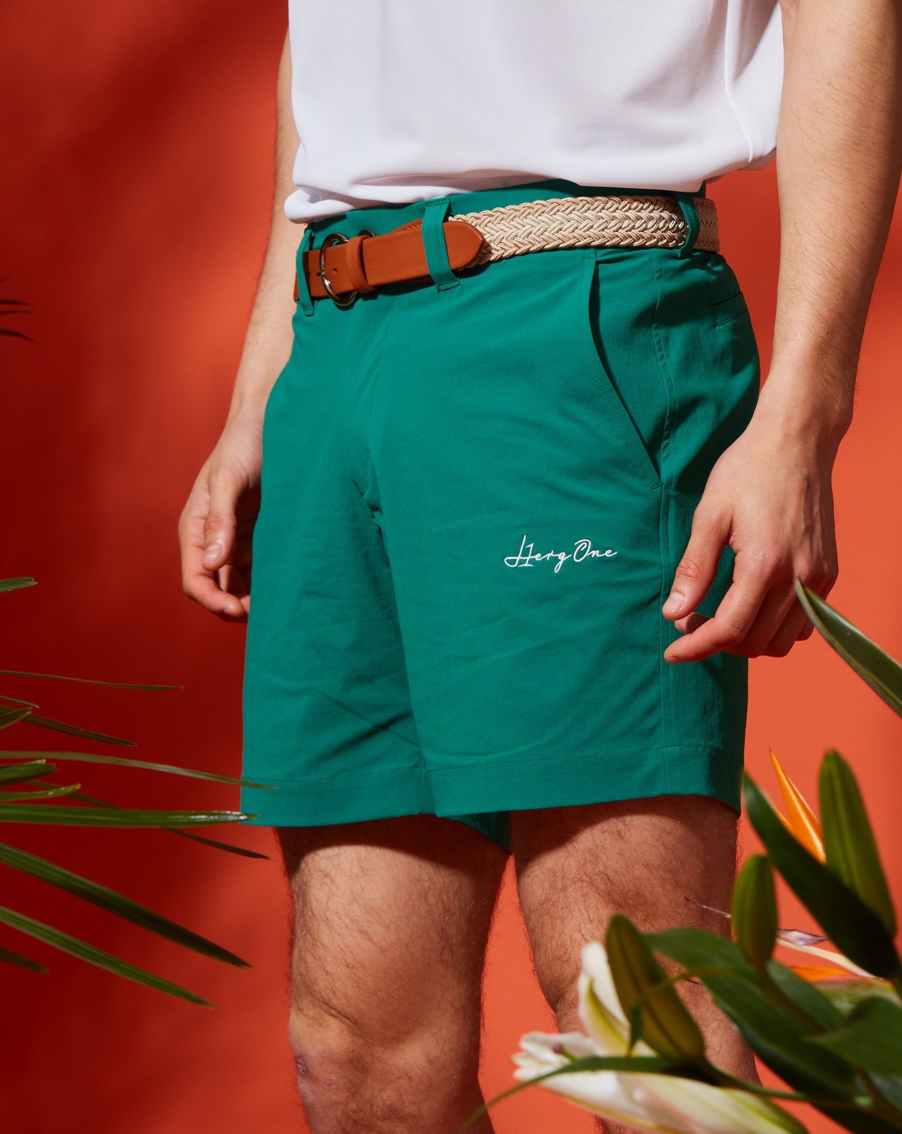【UNISEX】NYLON STRETCH COLOR SHORTS/ストレッチカラーショートパンツ