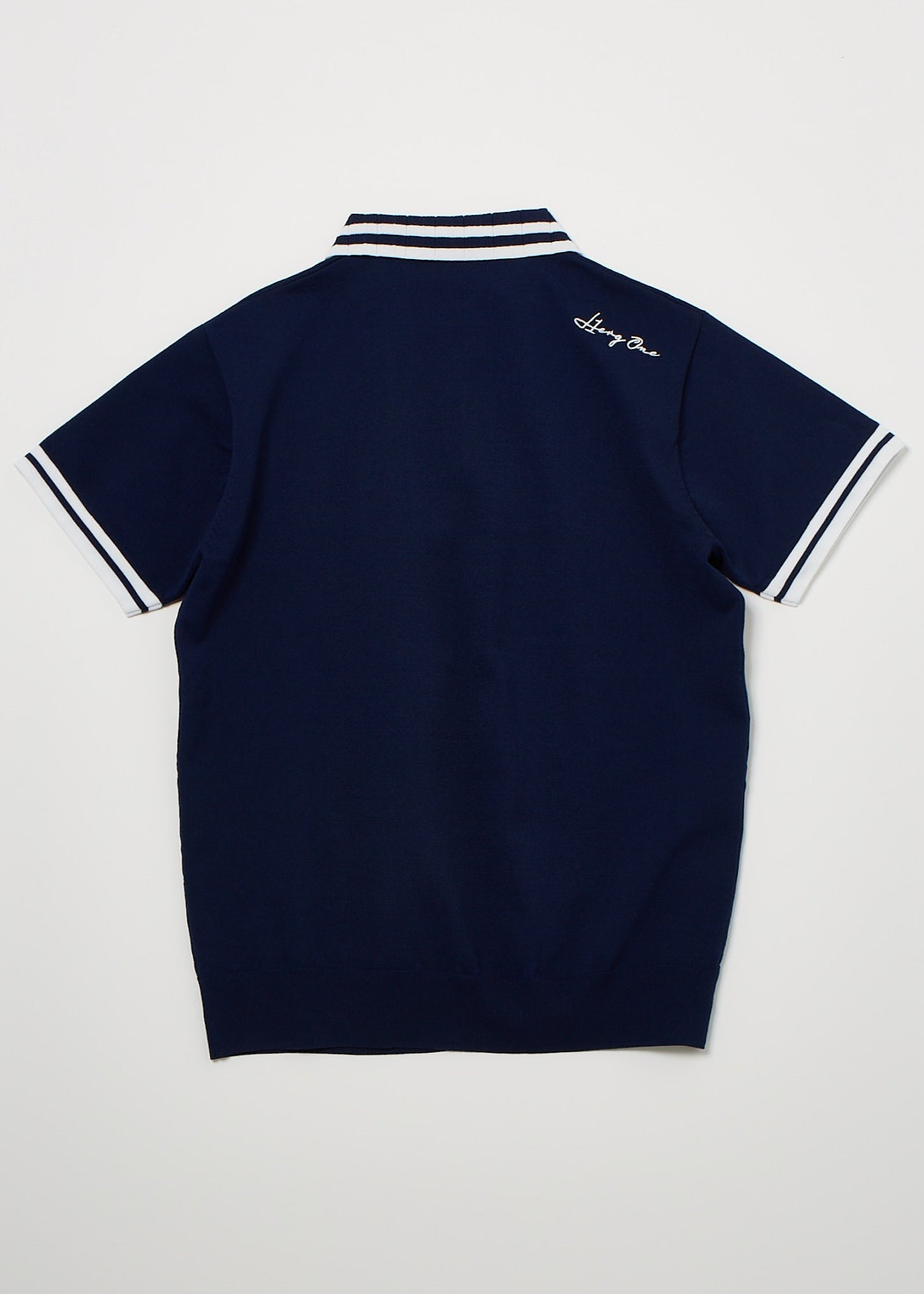 PLEATED KINIT POLO