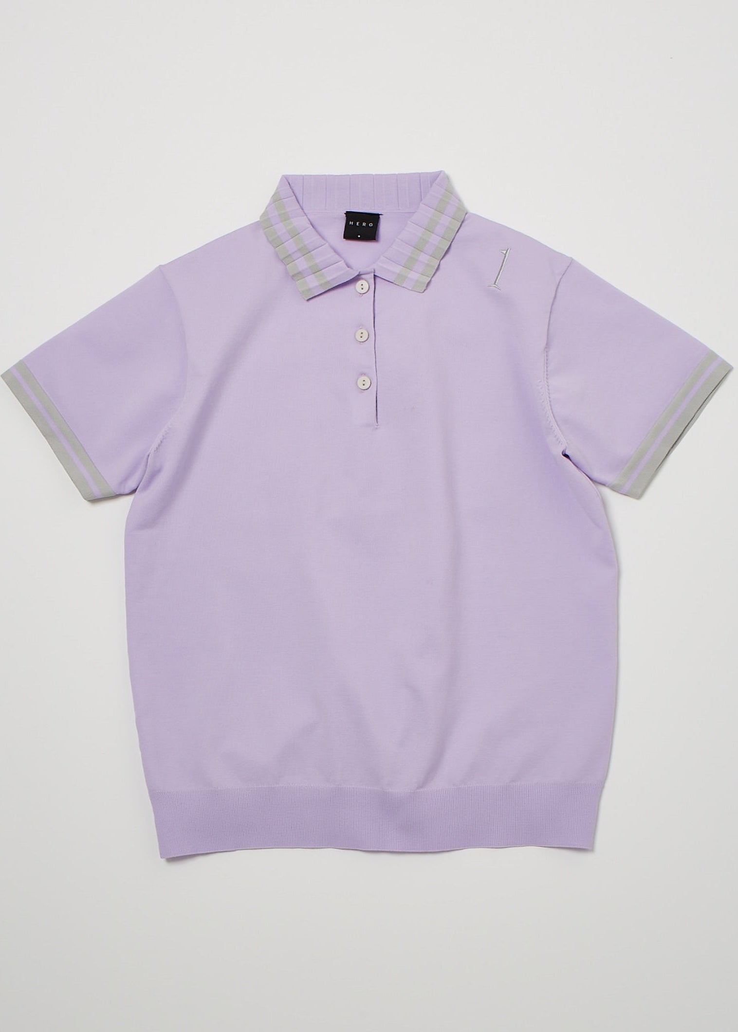 PLEATED KINIT POLO