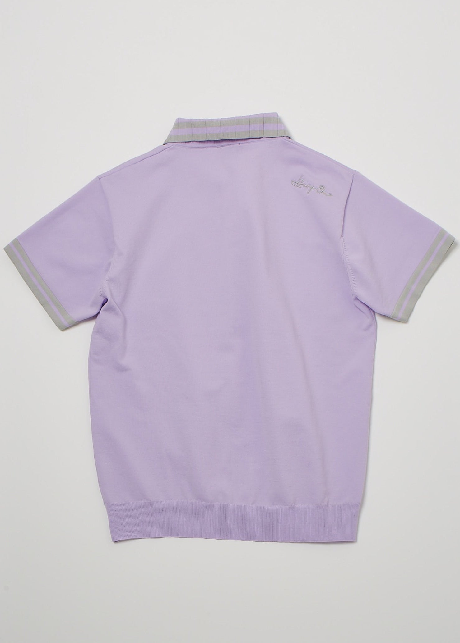 PLEATED KINIT POLO