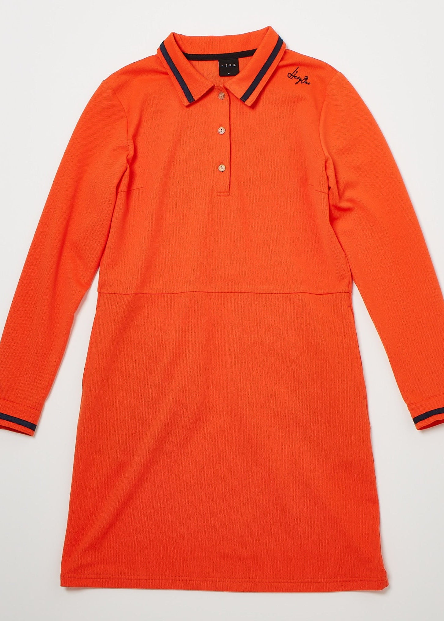 【長袖ポロワンピ】LONG SLEEVE POLO ONEPIECE