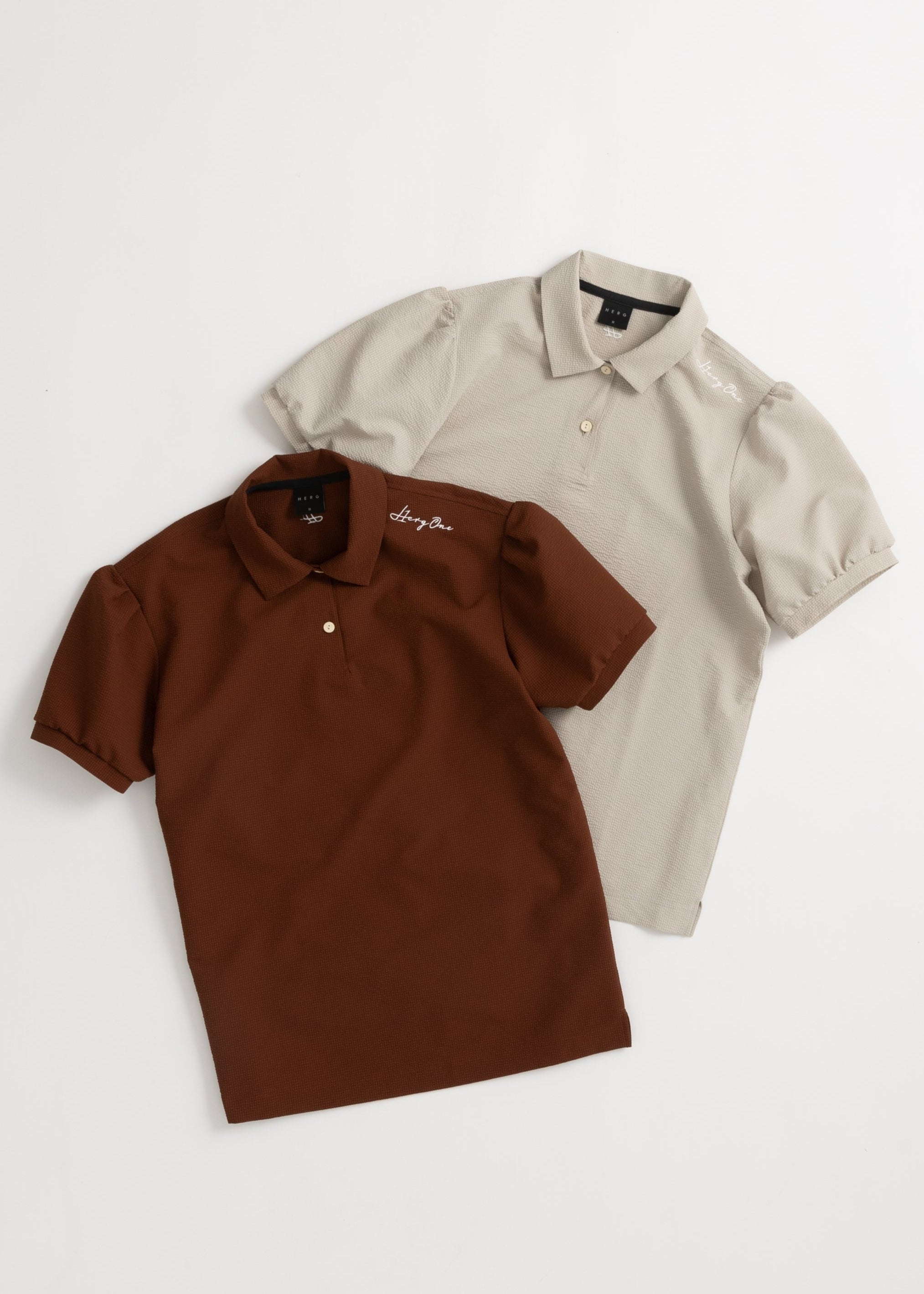 PRIMEFLEX QUICK-DRY&UVCUT PUFF SLEEVE POLO SHIRT
