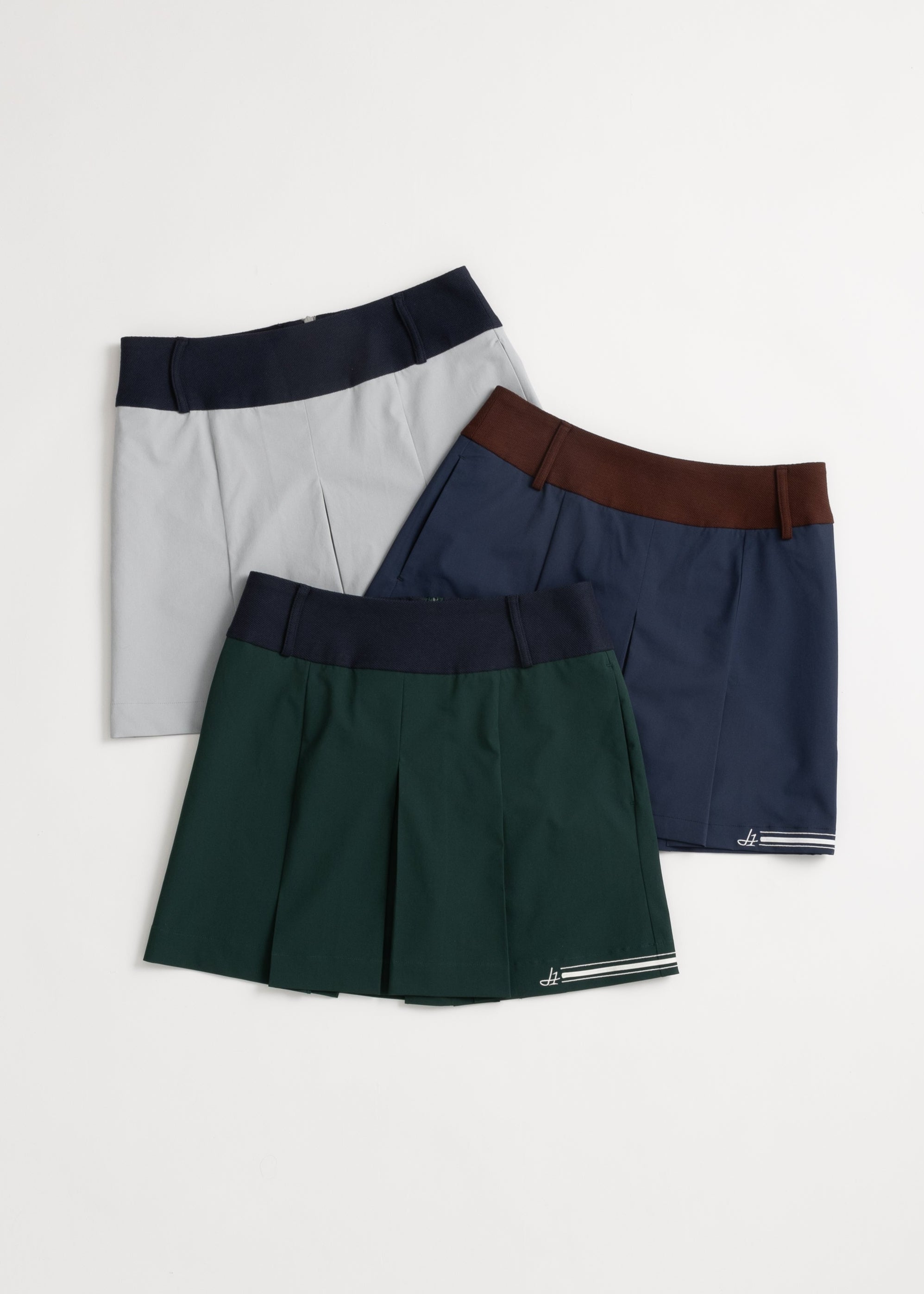SPORTEX DUAL FABRIC TUCK SKIRT