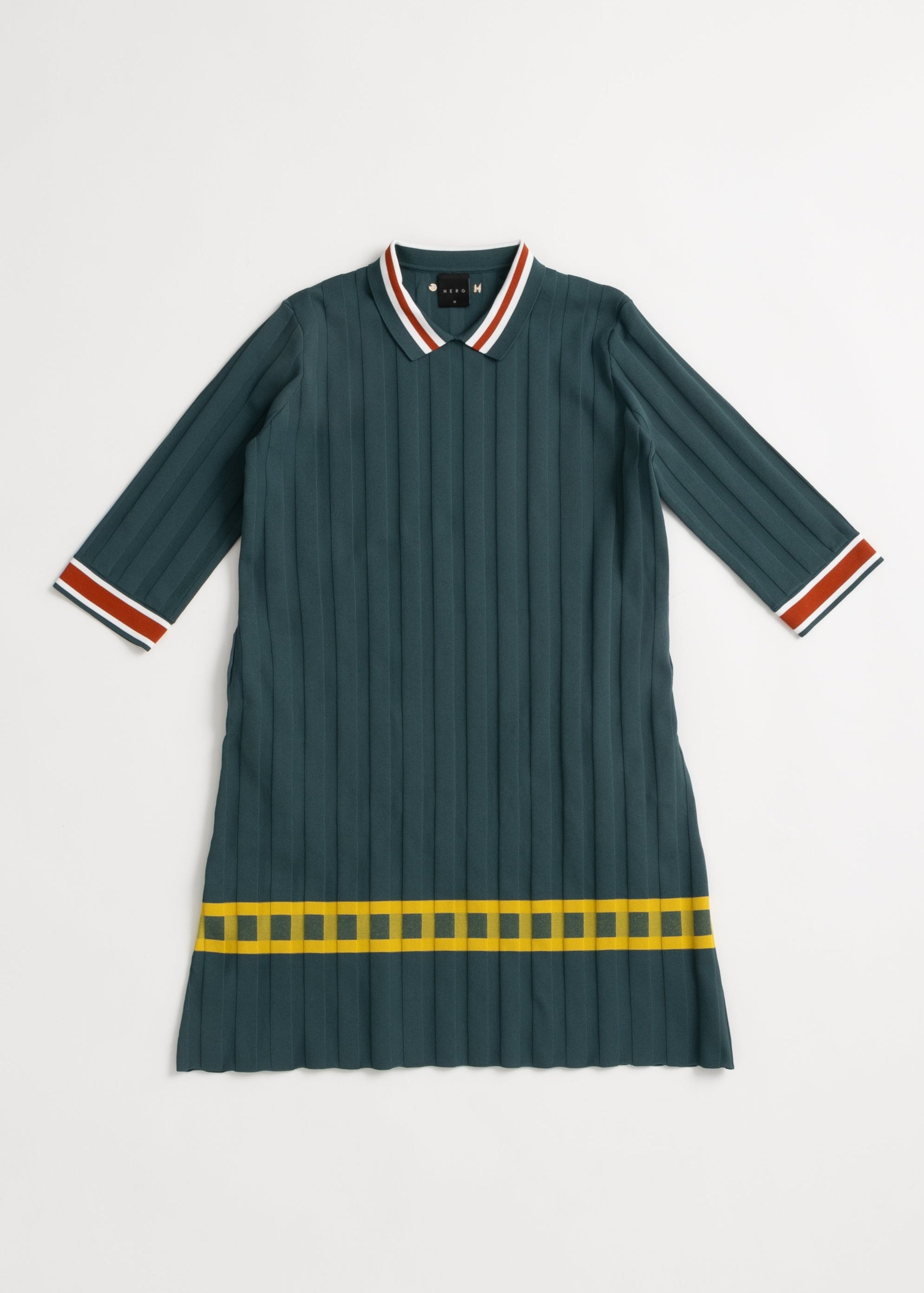 LIGHT WIDE RIBBED KNIT ONE-PIECE