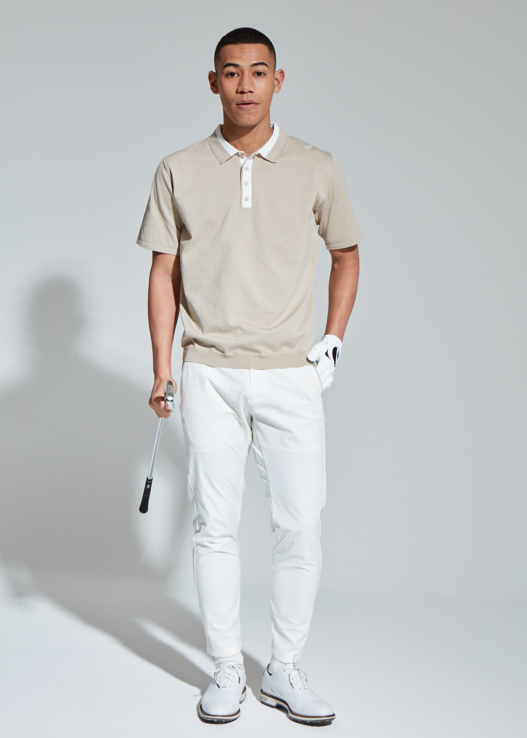 HIBRID MESH KNIT POLO MEN