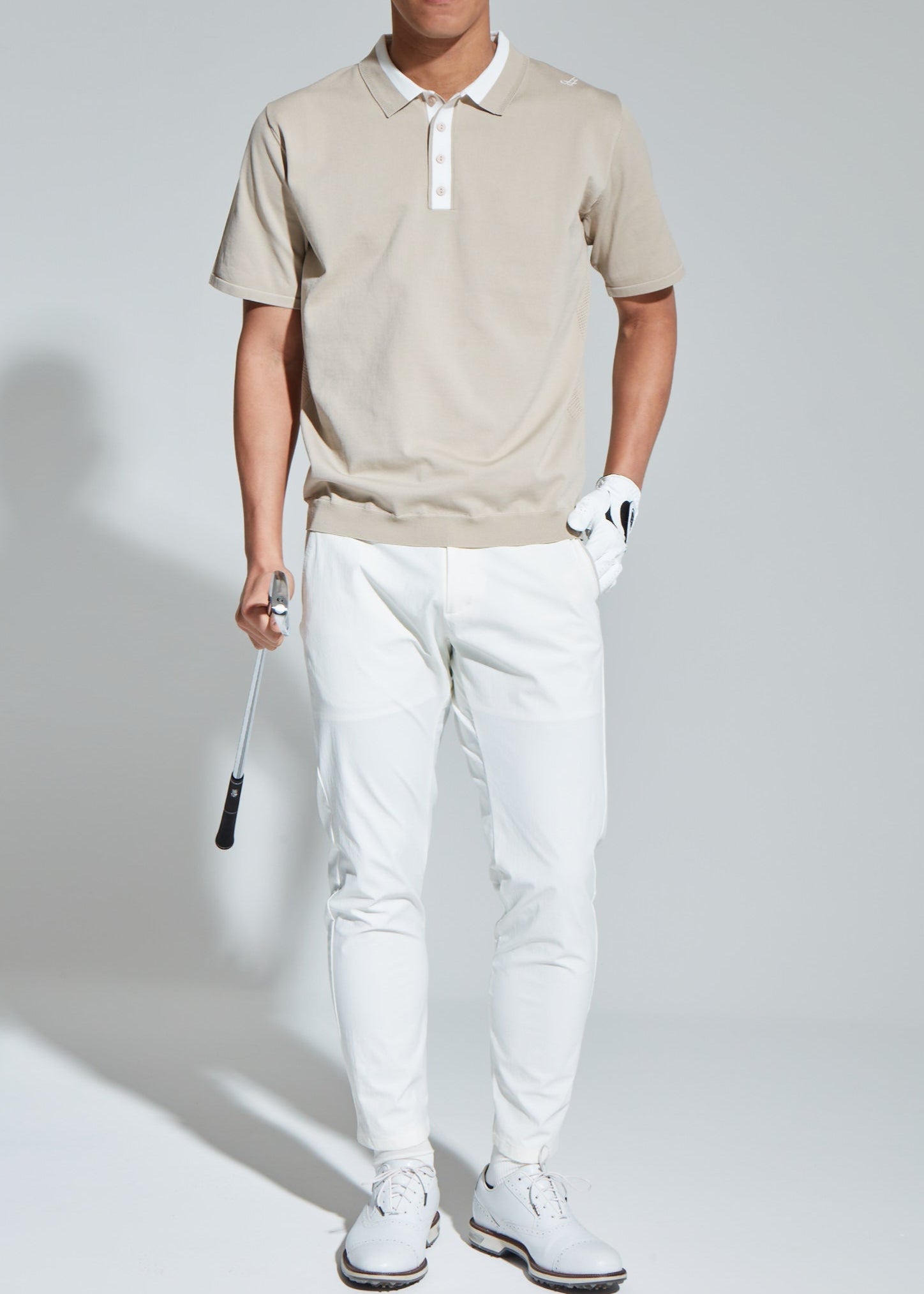 HIBRID MESH KNIT POLO MEN