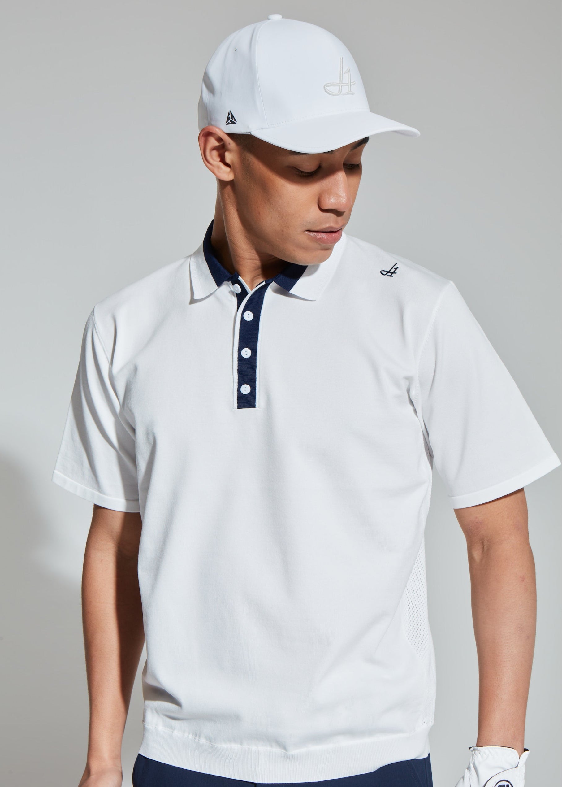 HIBRID MESH KNIT POLO MEN
