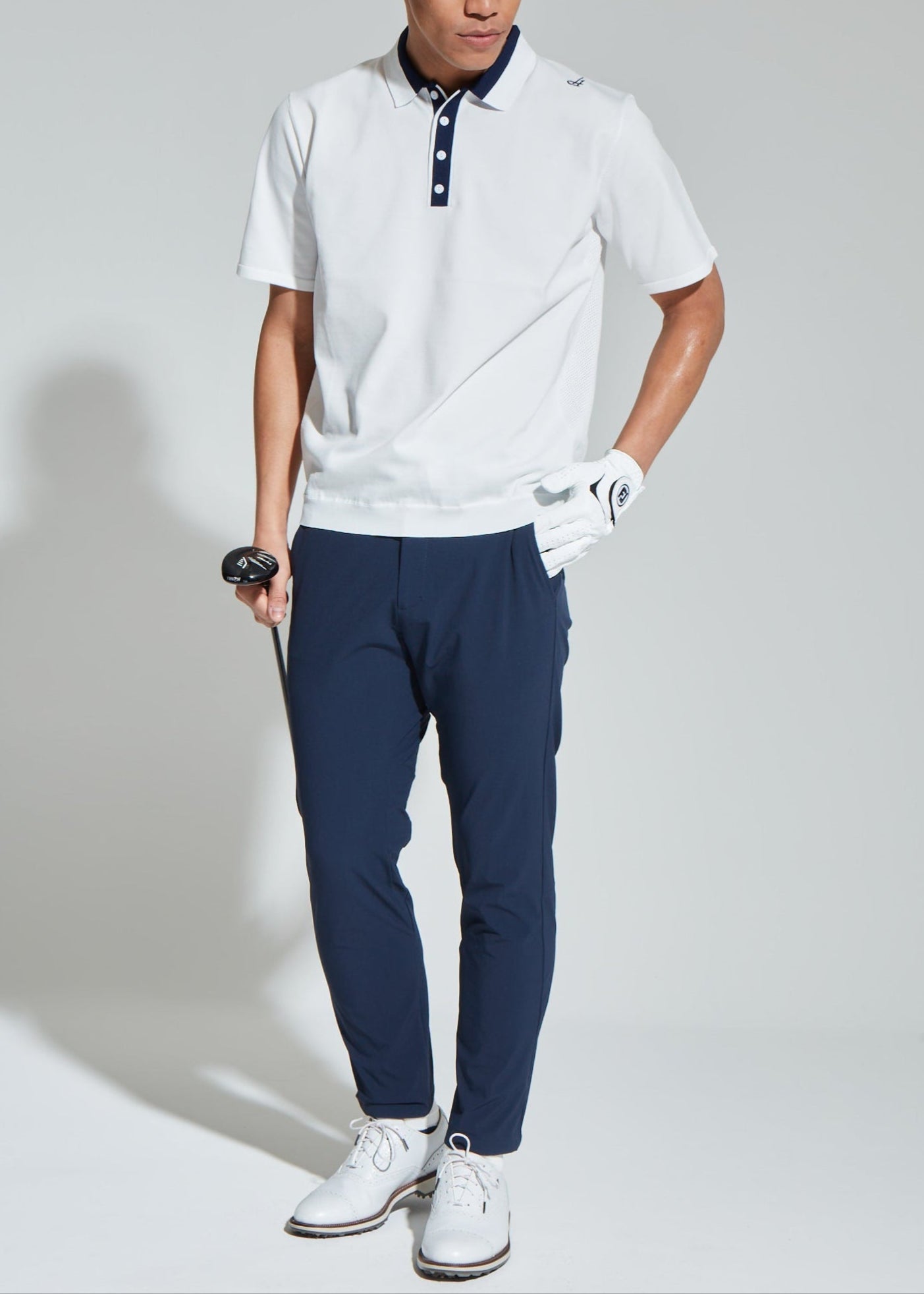 HIBRID MESH KNIT POLO MEN
