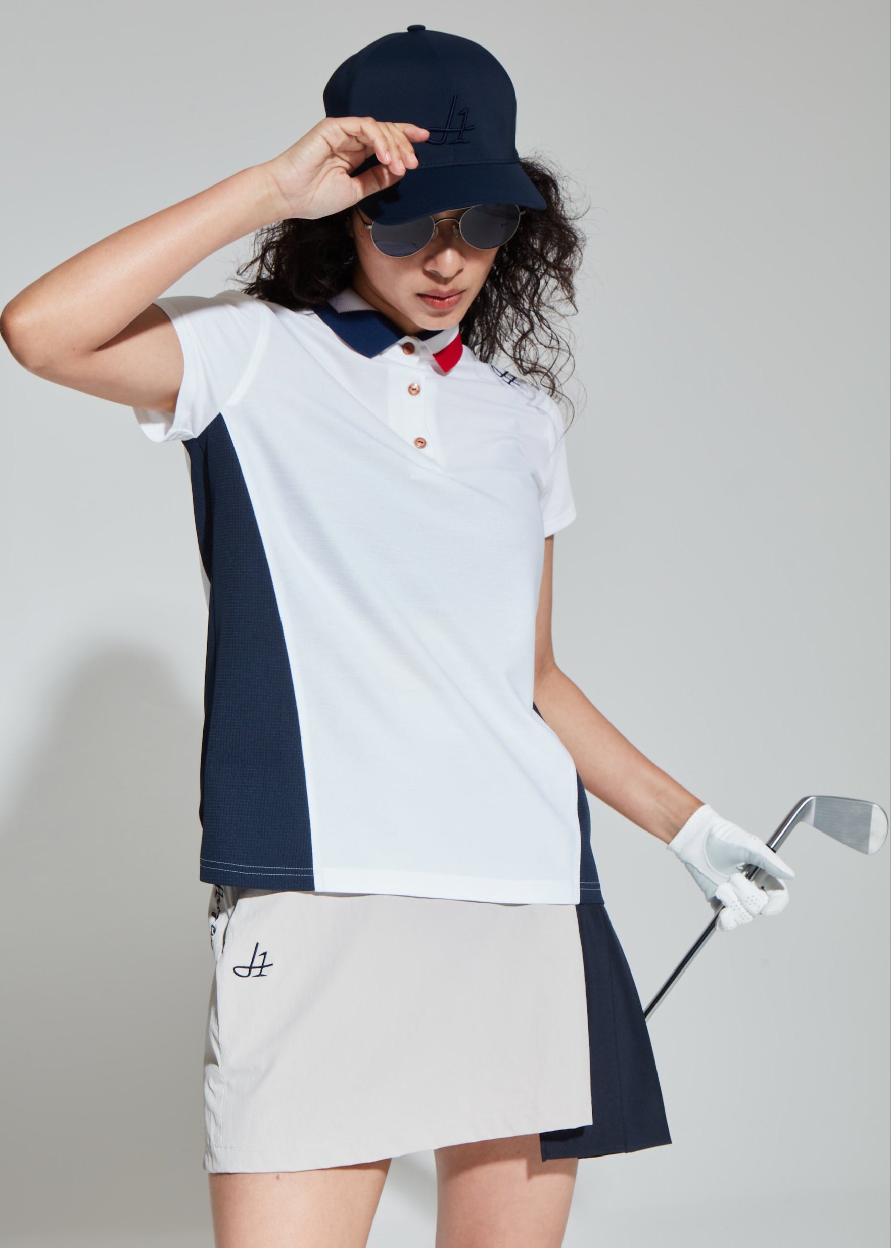 WOMENS TRICOLOR POLO-DOD AIR