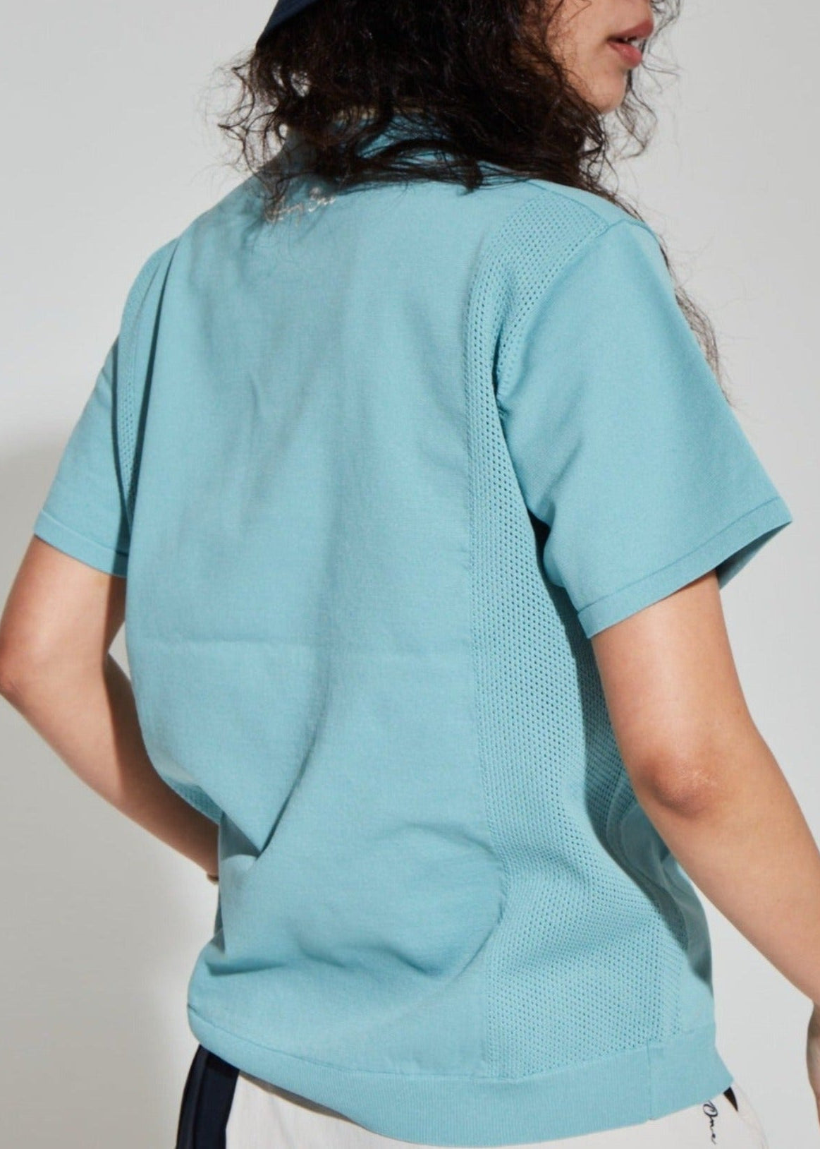 HIBRID MESH KNIT POLO MEN