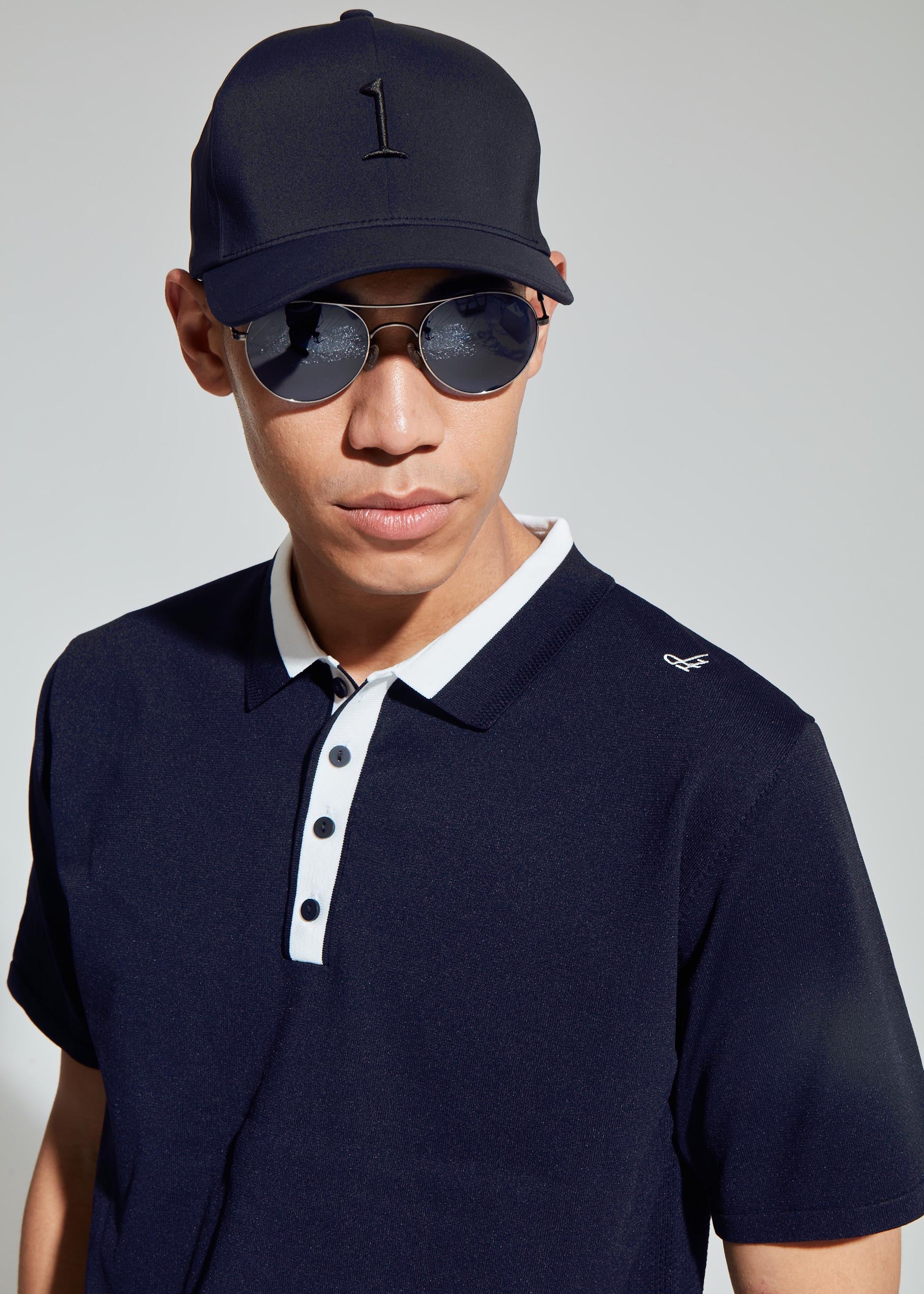 HIBRID MESH KNIT POLO MEN