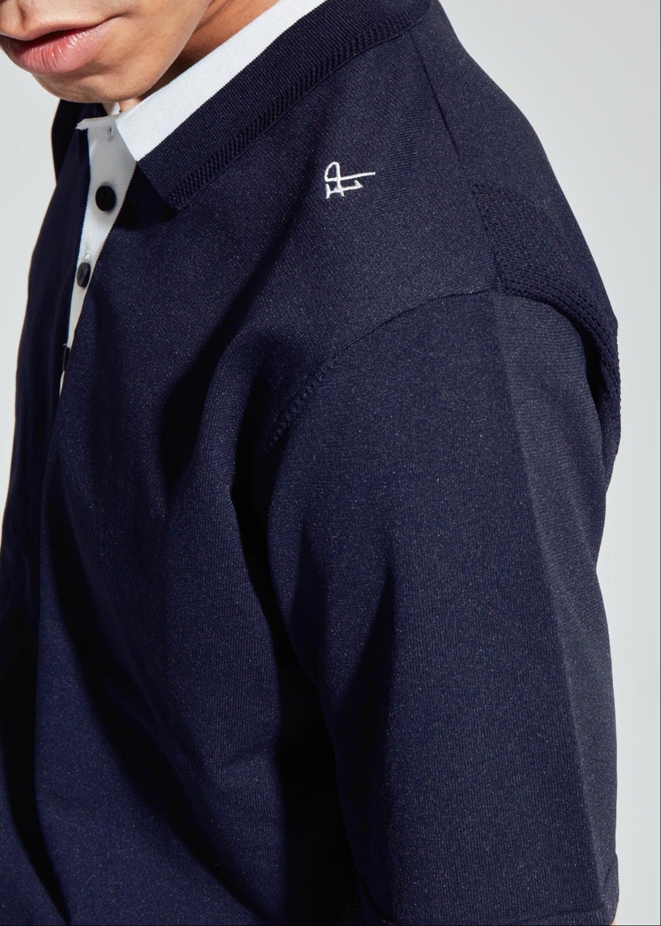 HIBRID MESH KNIT POLO MEN