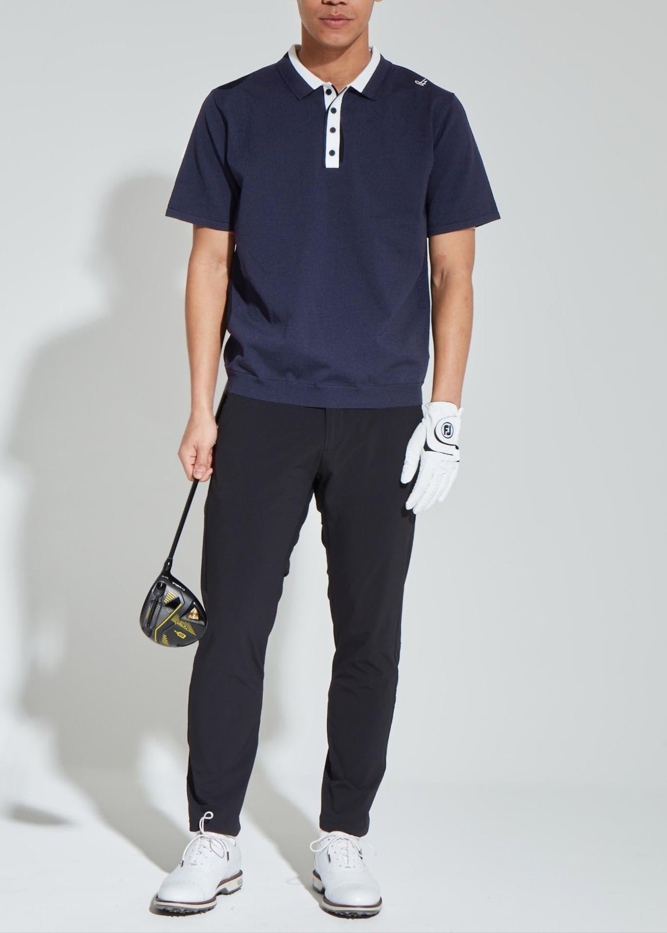 HIBRID MESH KNIT POLO MEN