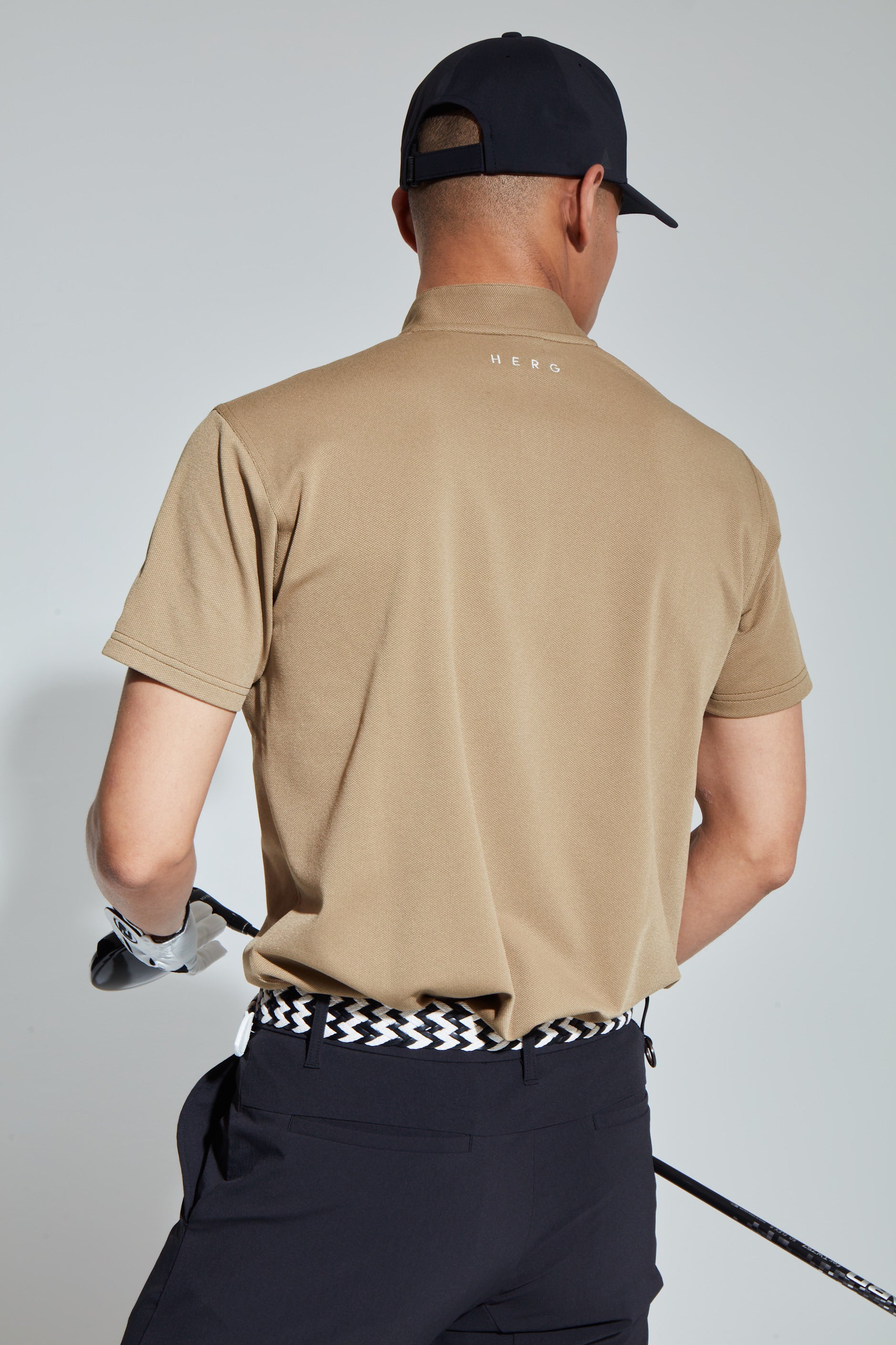 STAND COLLOR POLO-スタンドカラーポロ メンズ