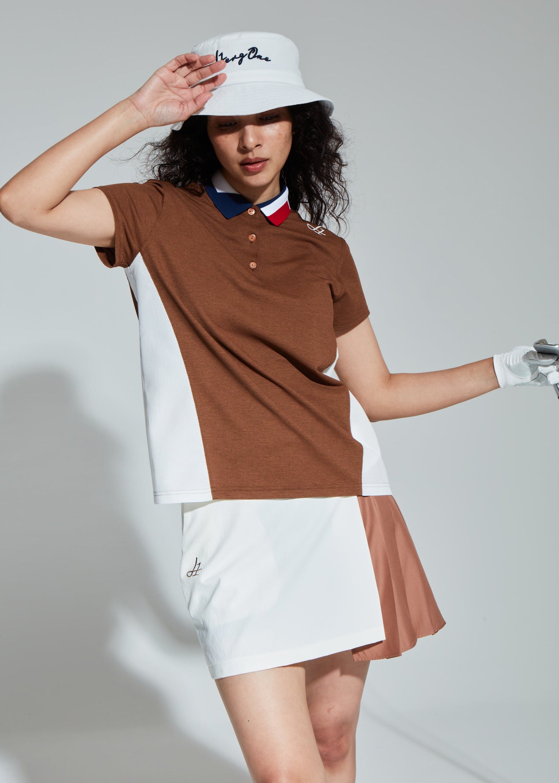 WOMENS TRICOLOR POLO-DOD AIR