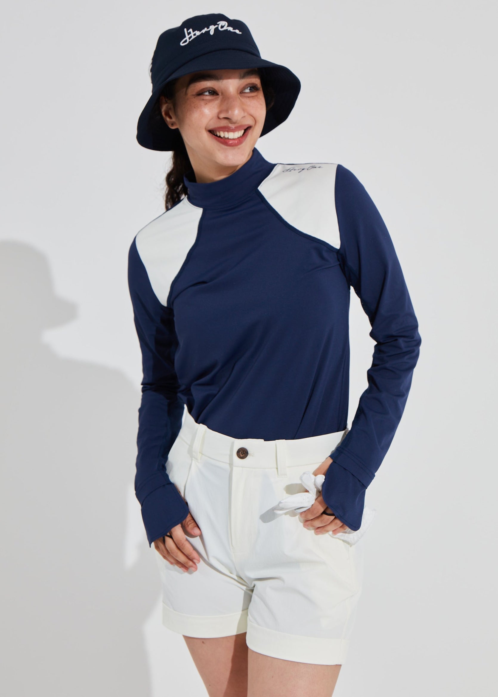 WOMENS UV CARE L/S MOCK NECK