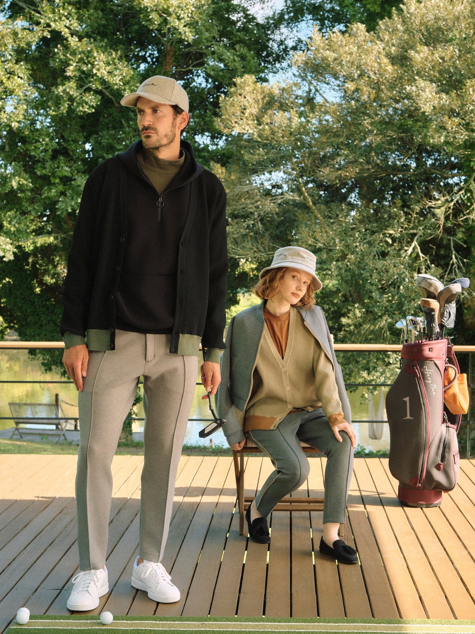 ニットカーディガン・メンズ