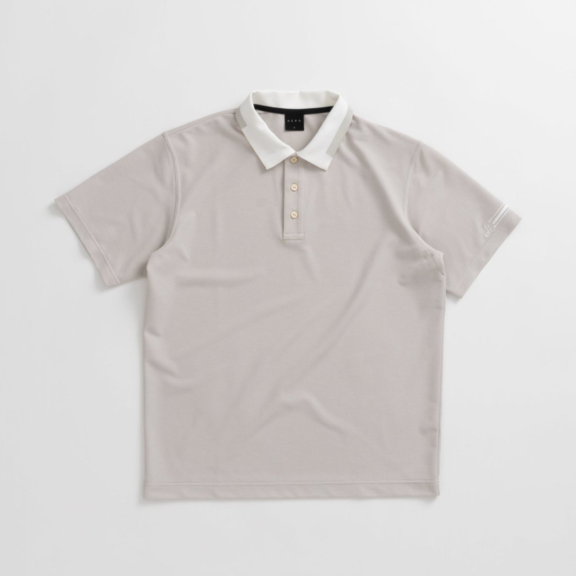 【2025 NEW】PRINT COLLOR &THREE-LINE H EMBROIDERY POLO