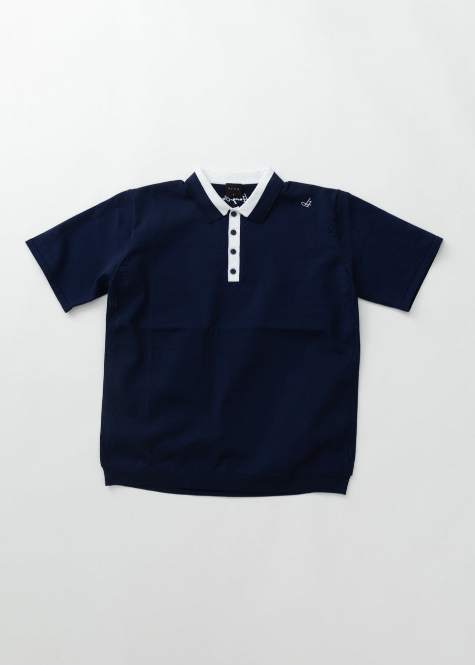 HIBRID MESH KNIT POLO WOMEN