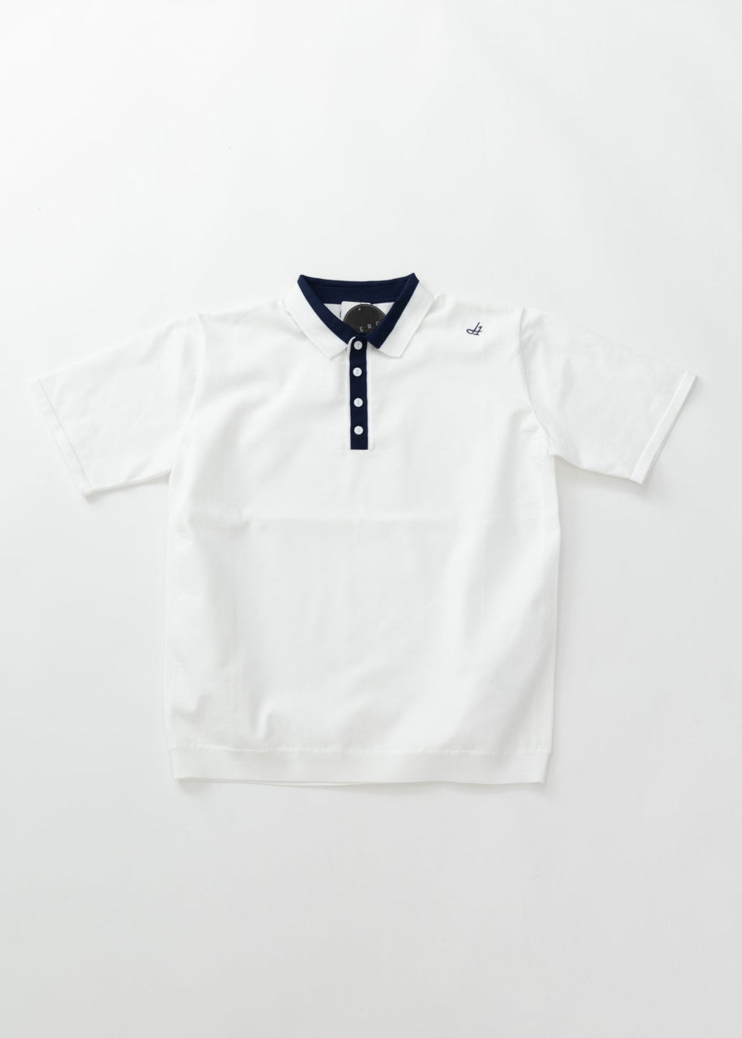 HIBRID MESH KNIT POLO WOMEN