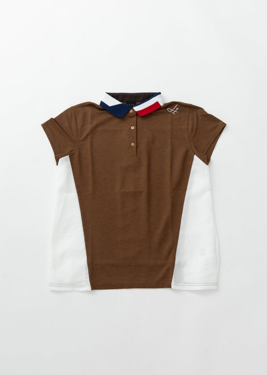 WOMENS TRICOLOR POLO-DOD AIR