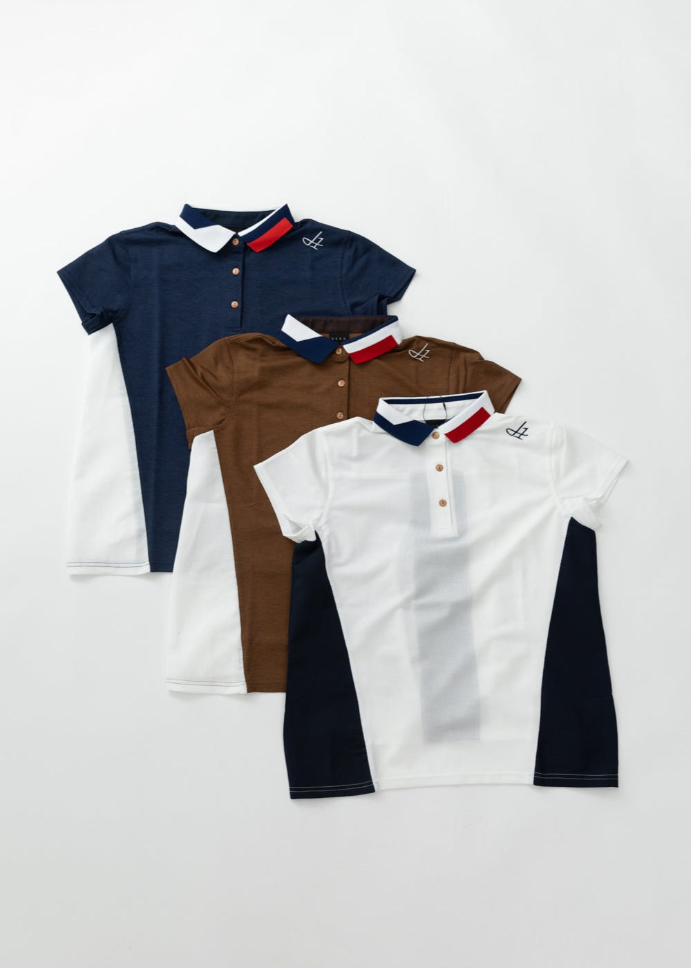 WOMENS TRICOLOR POLO-DOD AIR