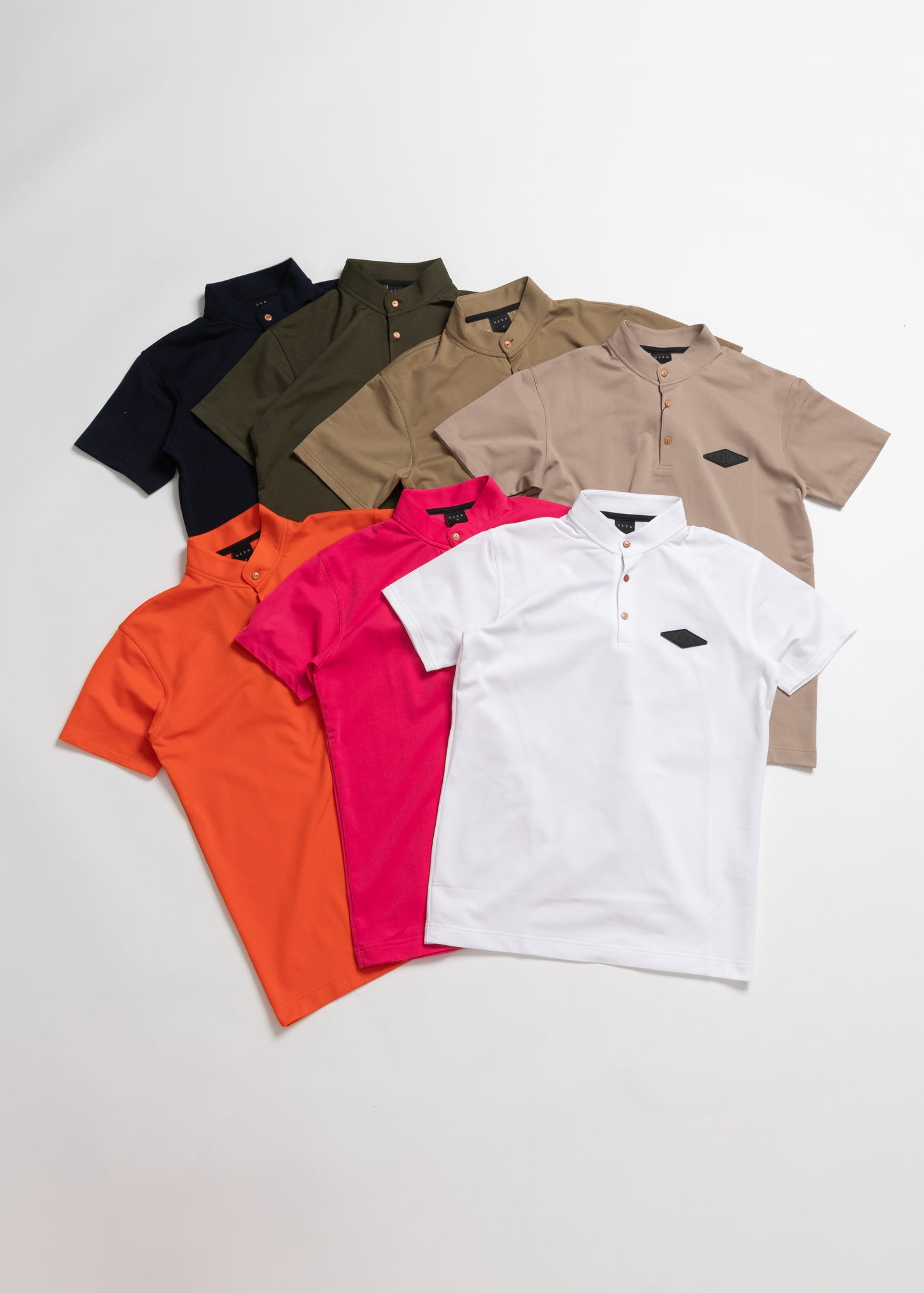 STAND COLLAR POLO-スタンドカラーポロ レディース