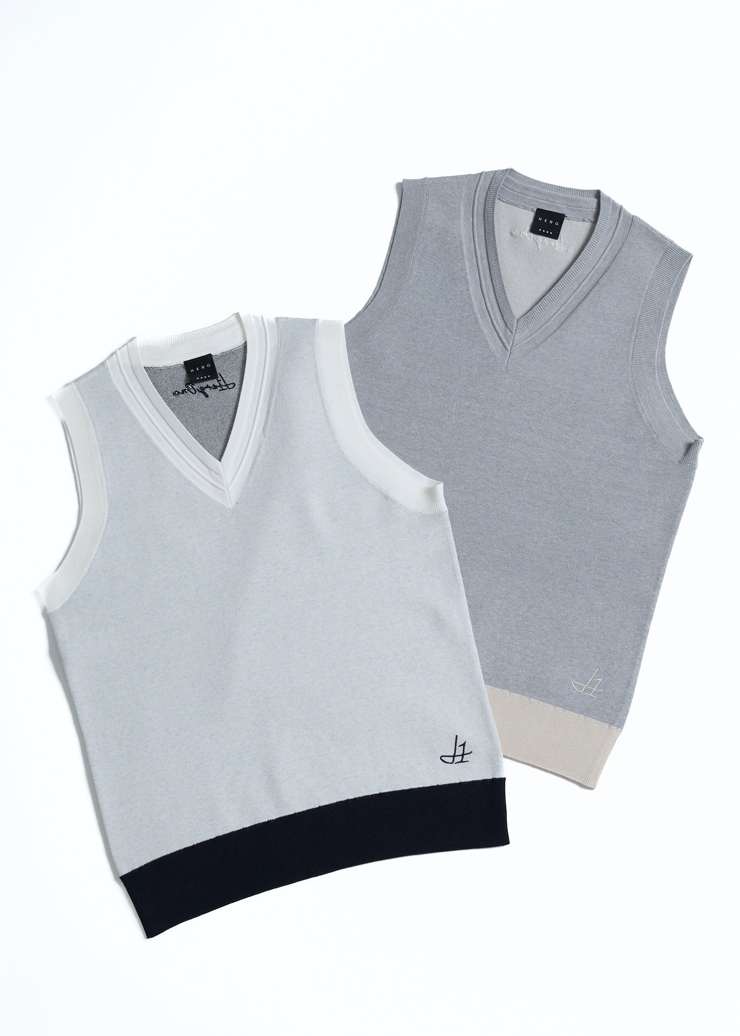 【NEW】ジャカードニットベスト・メンズ