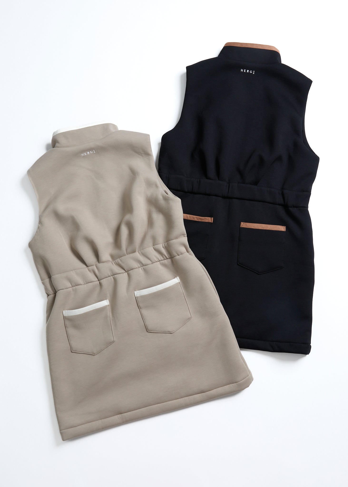 【NEW】ダブルニットベストワンピース