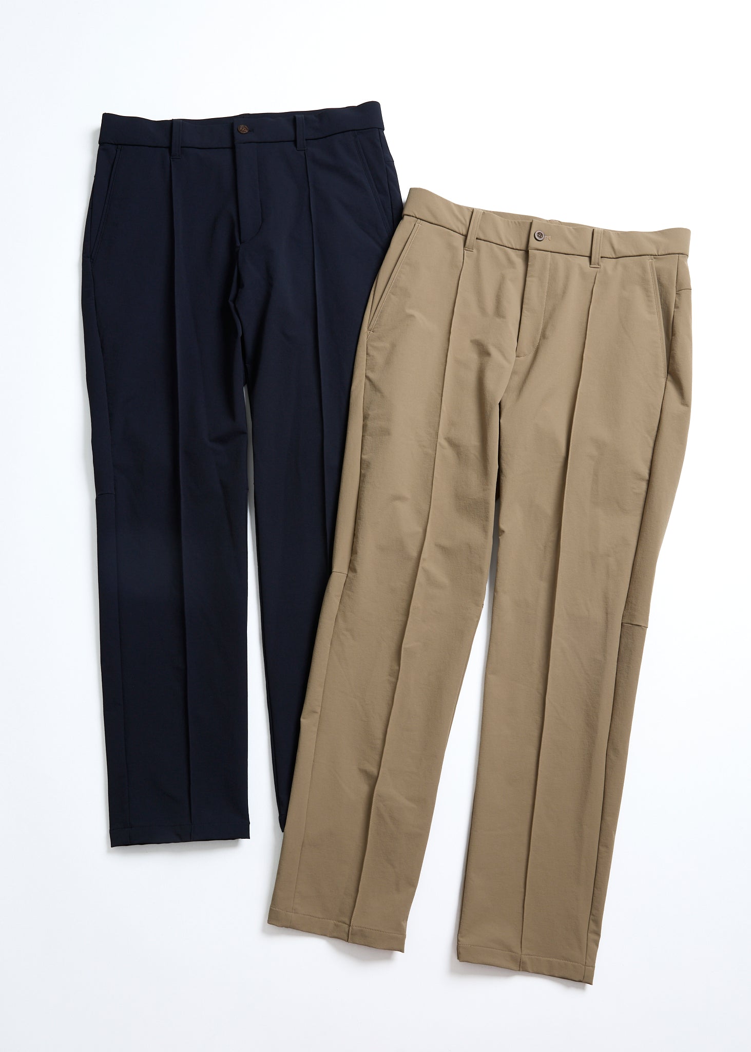 タフストレッチナイロンピンタックパンツ・メンズ