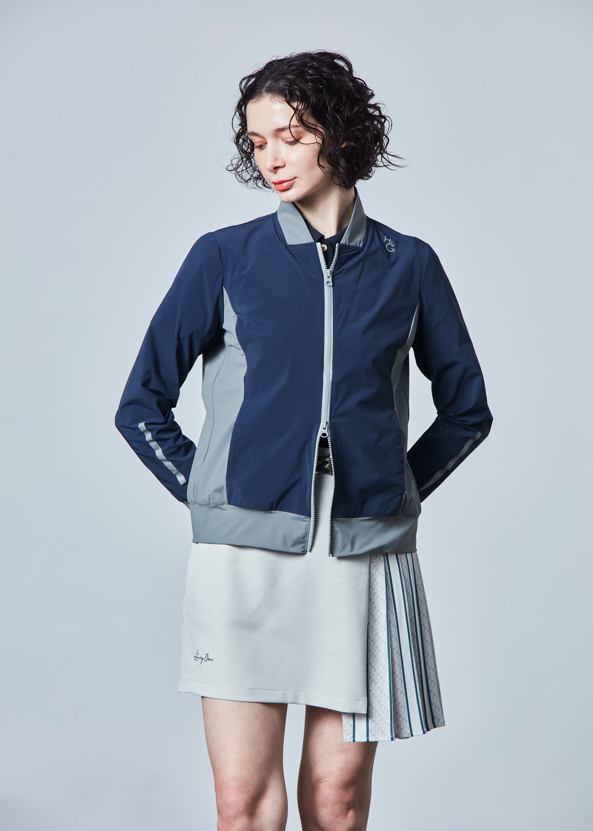 【先行予約・NEW】パッカブルコンパクトナイロンストレッチブルゾン