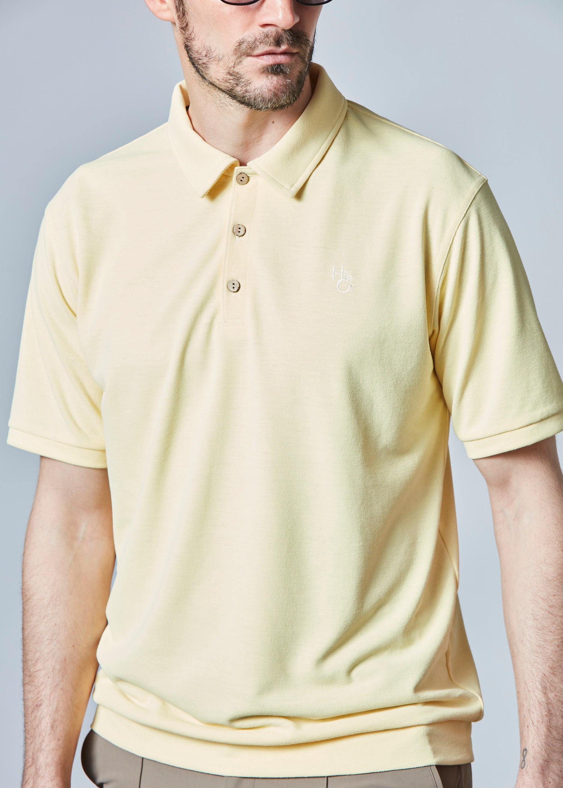 【NEW】コットンライクモジュラーピケポロ