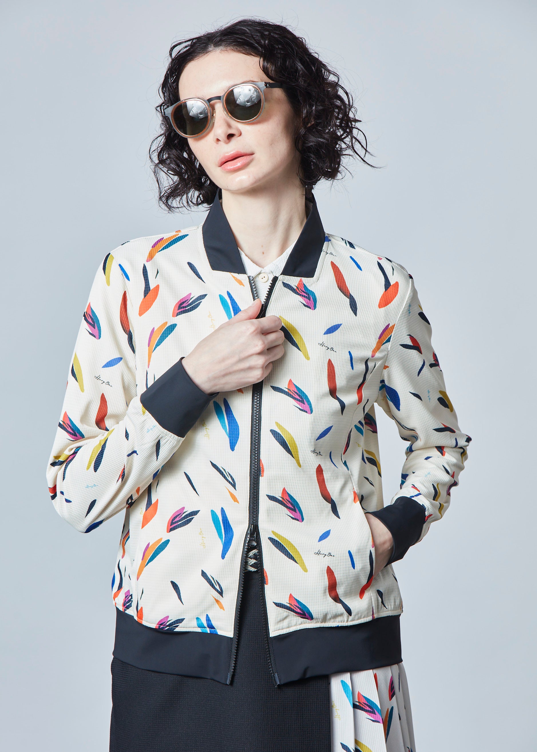 【NEW】サマープリントブルゾン・レディース