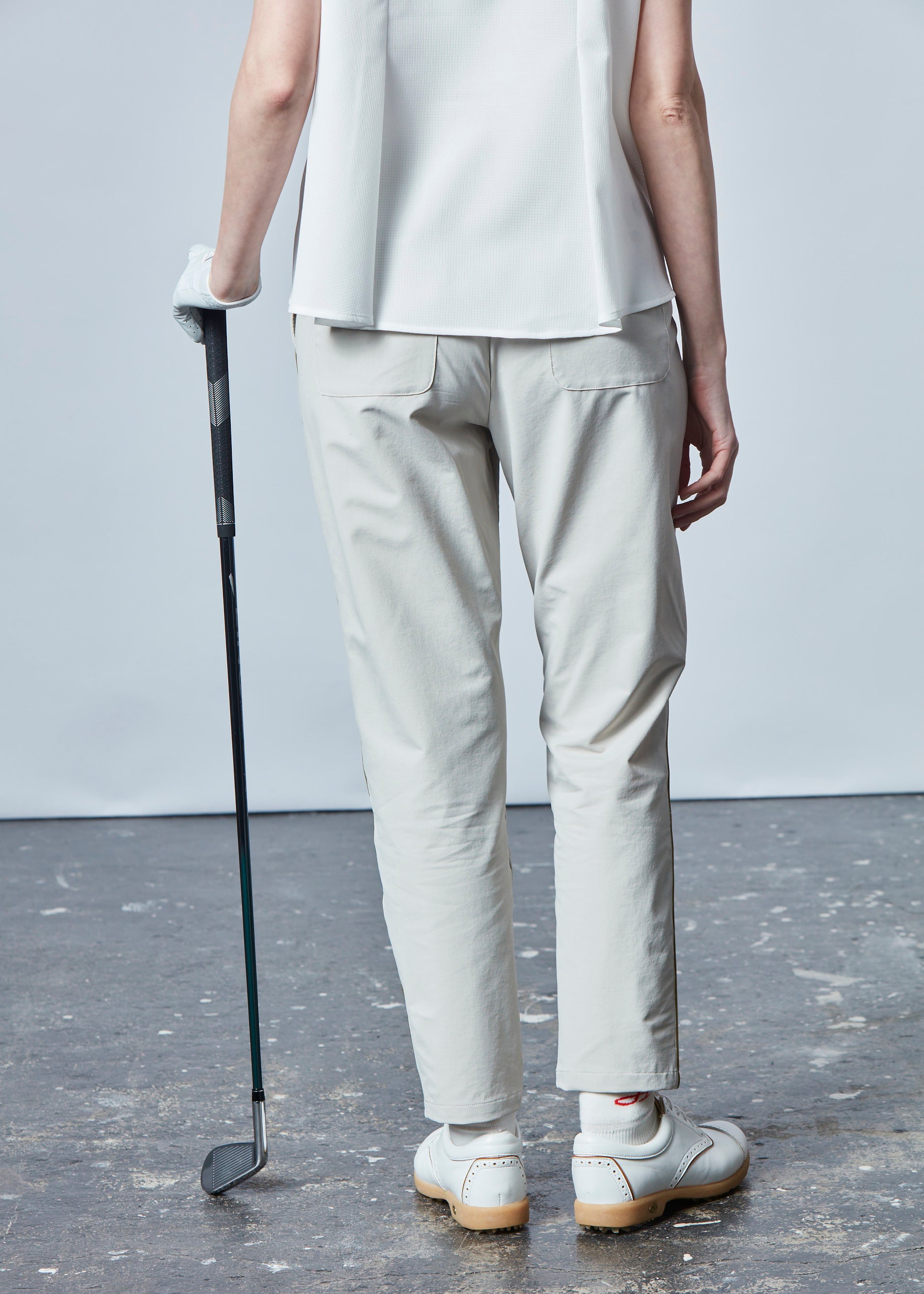 【NEW】パイピングタックロングパンツ