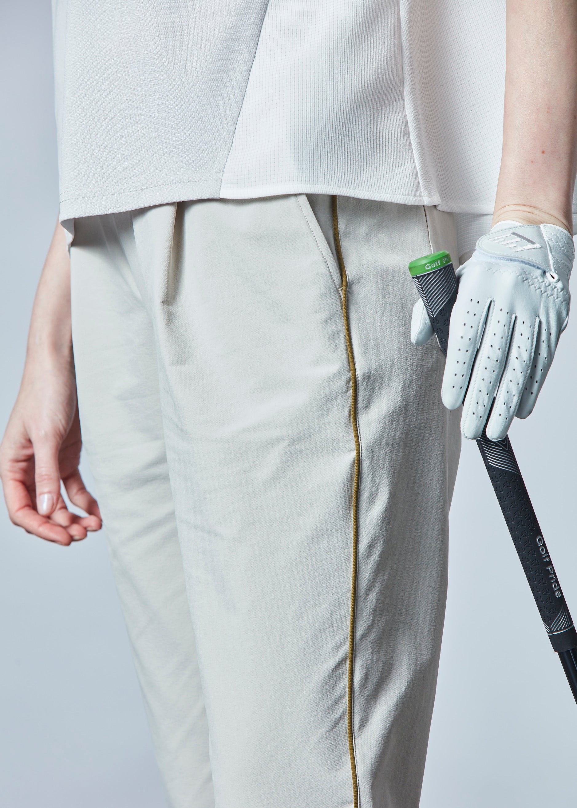 【NEW】パイピングタックロングパンツ