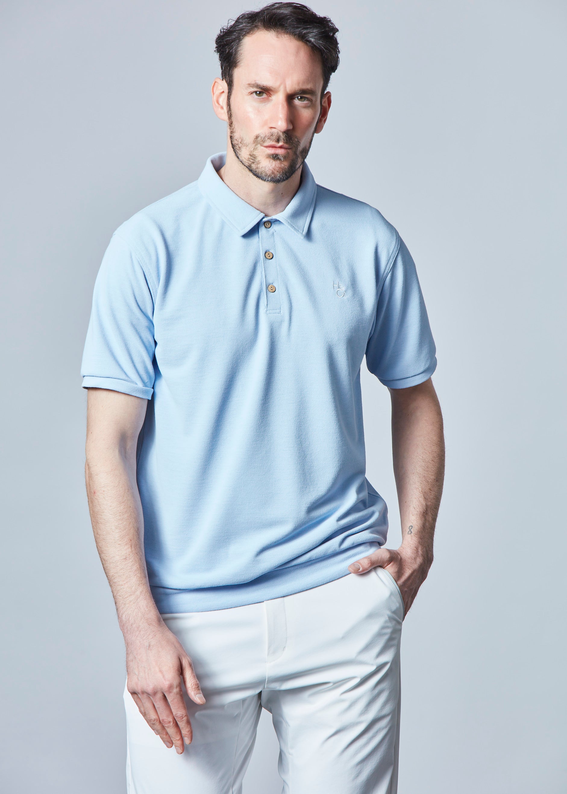 【NEW】コットンライクモジュラーピケポロ