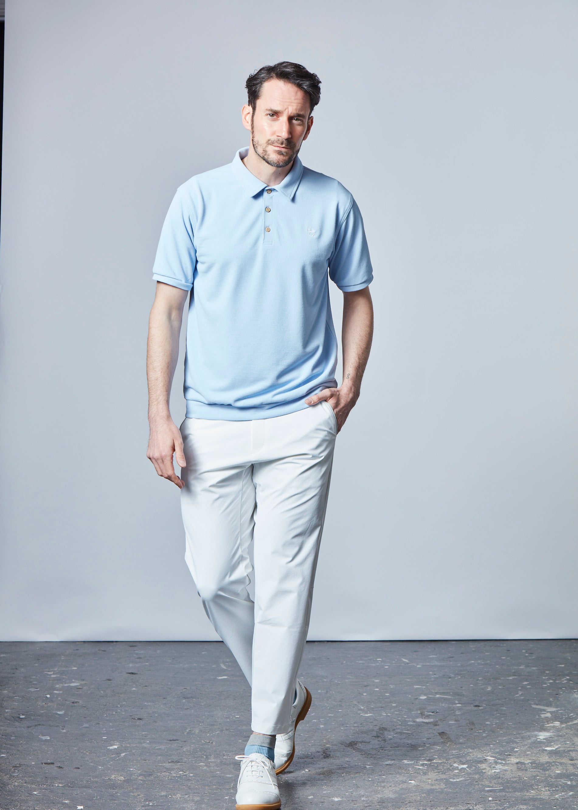 【NEW】コットンライクモジュラーピケポロ