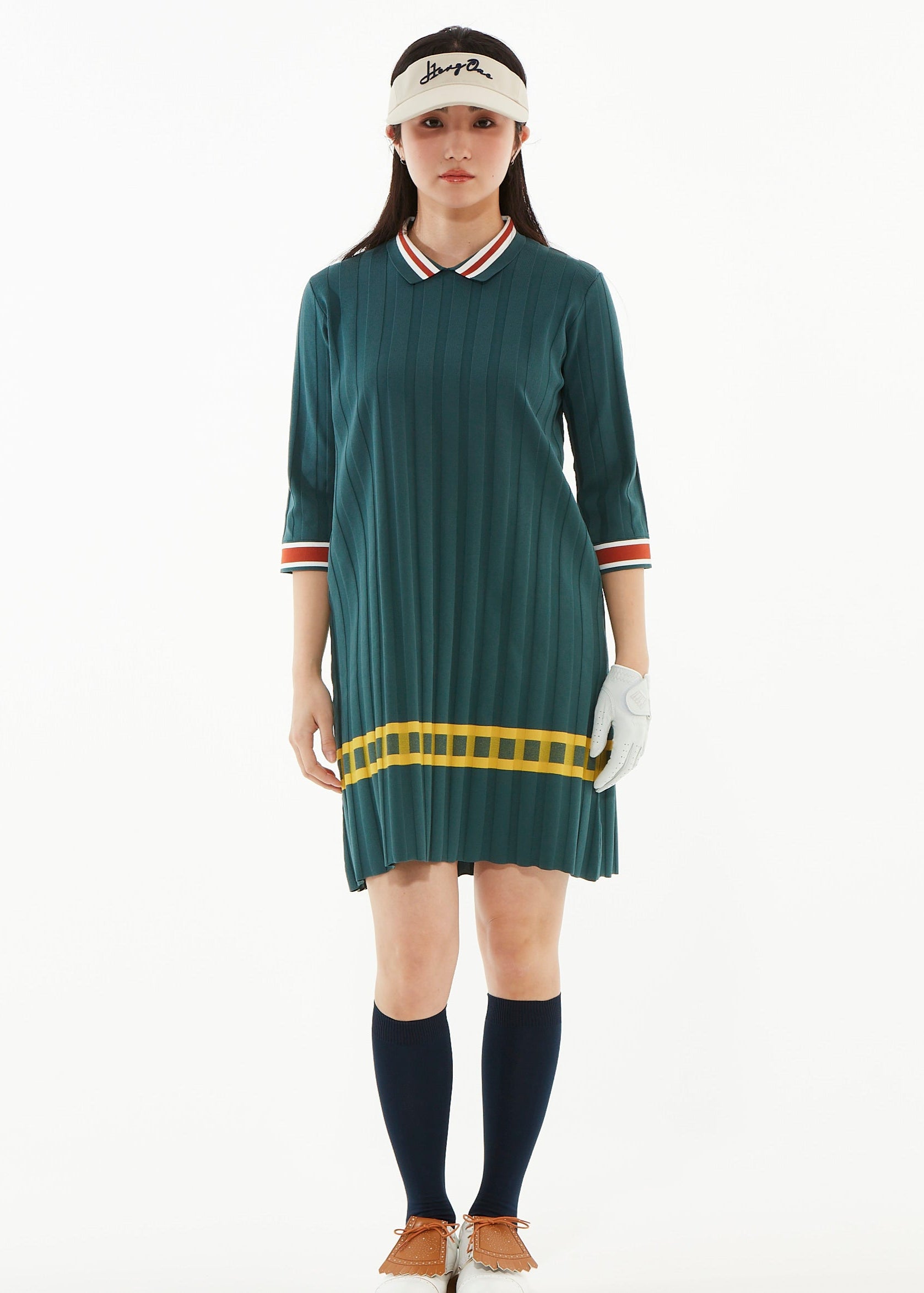LIGHT WIDE RIBBED KNIT ONE-PIECE