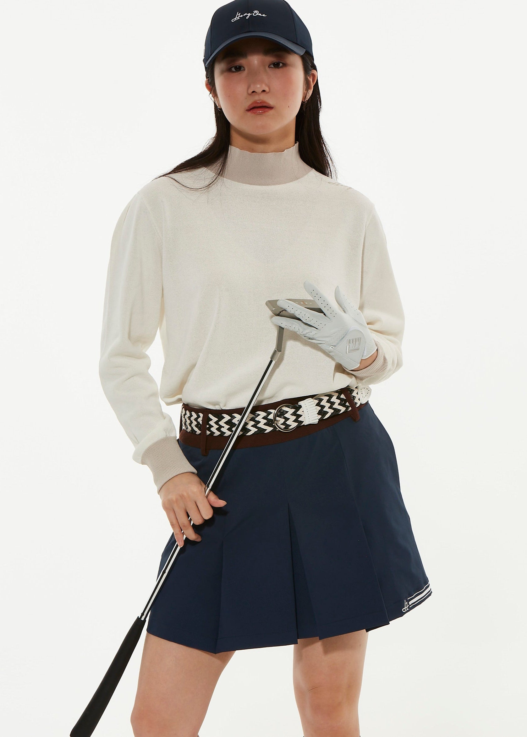 SPORTEX DUAL FABRIC TUCK SKIRT