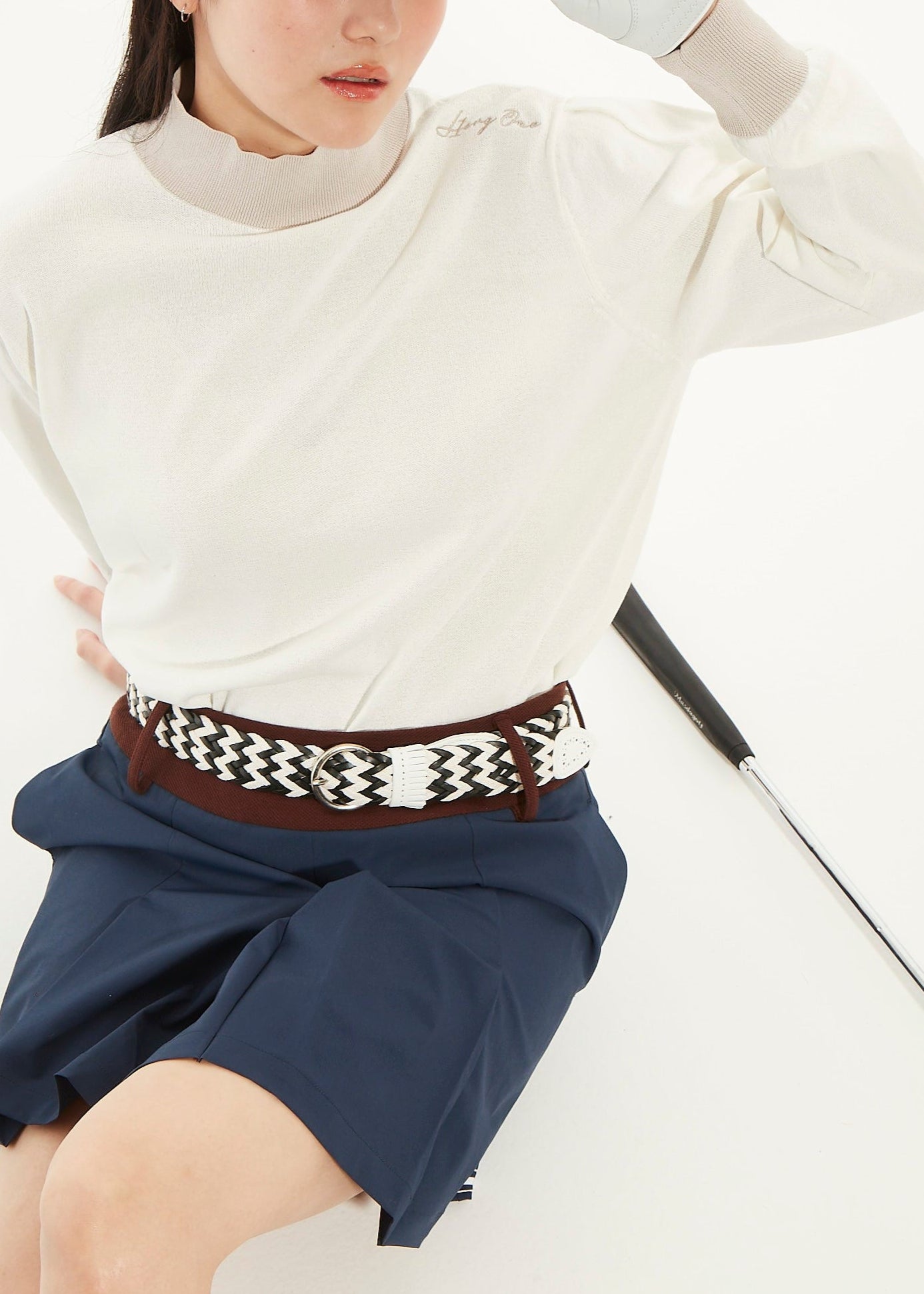 WOMENS LIGHT AND COOL WASHI KNIT LONG SLEEVE TOPS