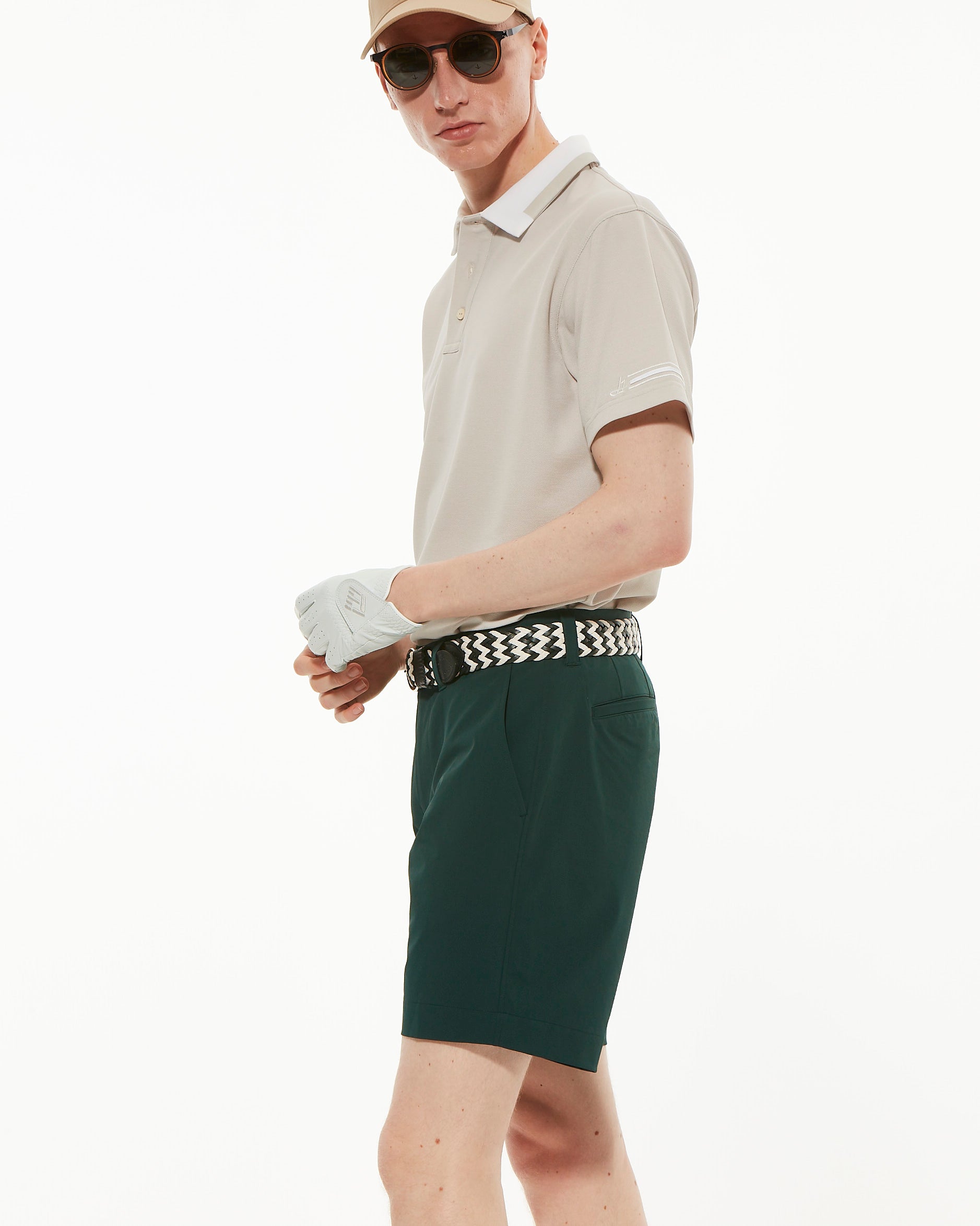【2025 NEW】PRINT COLLOR &THREE-LINE H EMBROIDERY POLO