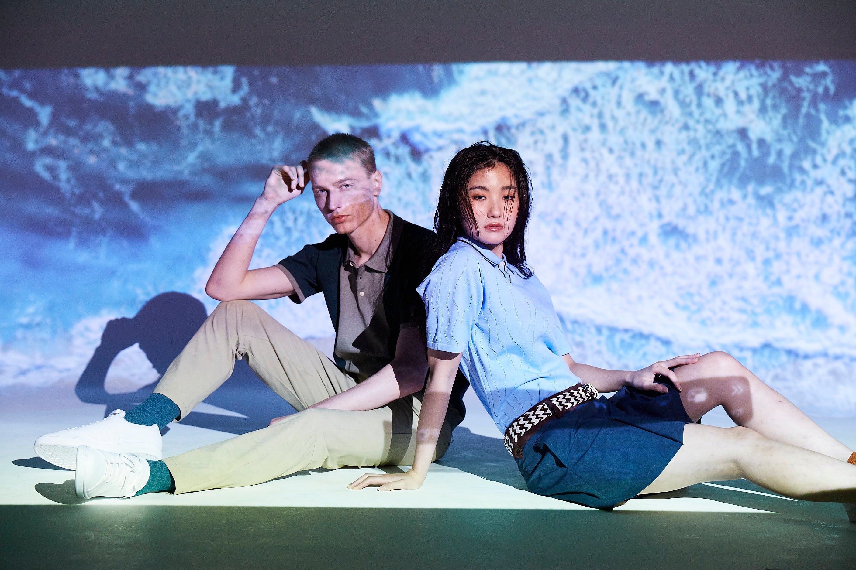 SPORTEX DUAL FABRIC TUCK SKIRT