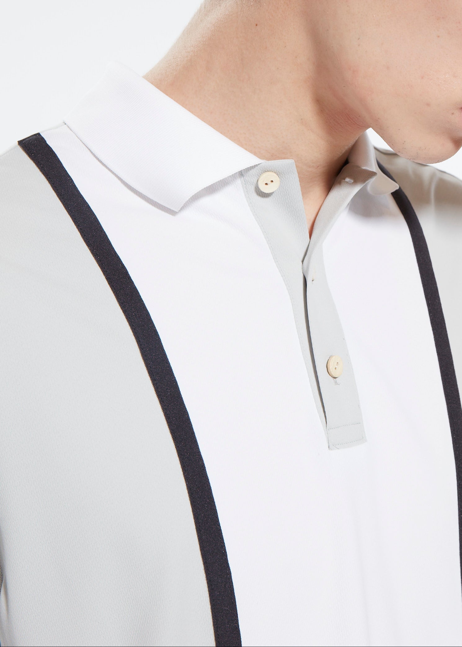 UPF50+ MENS BI-COLOR POLO