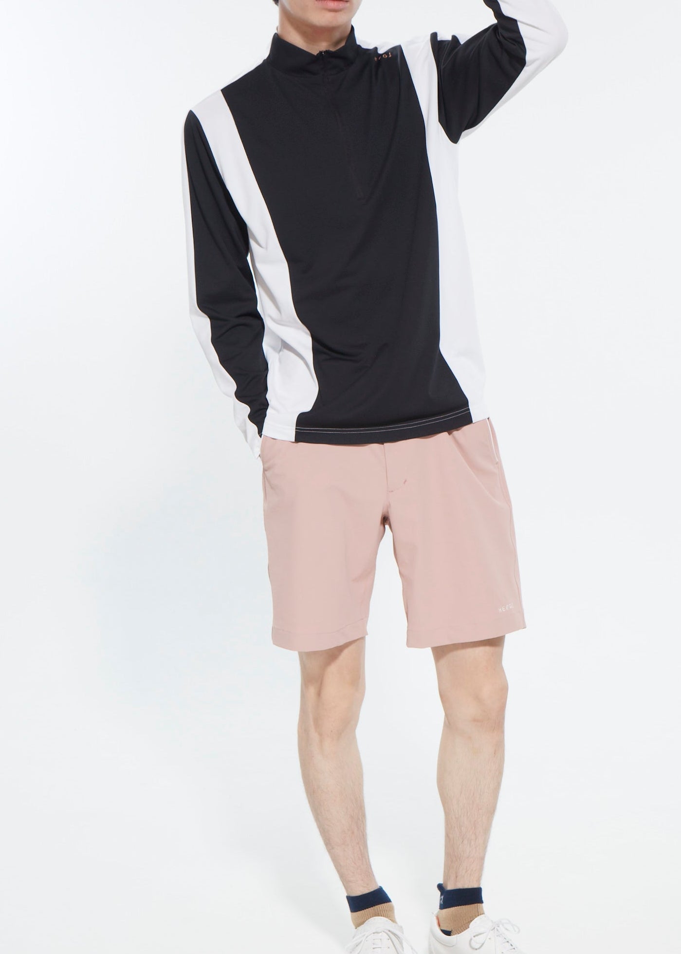 UPF50+ MENS HALFZIP L/S SHIRT