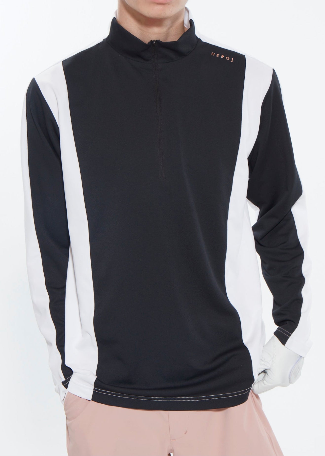 UPF50+ MENS HALFZIP L/S SHIRT