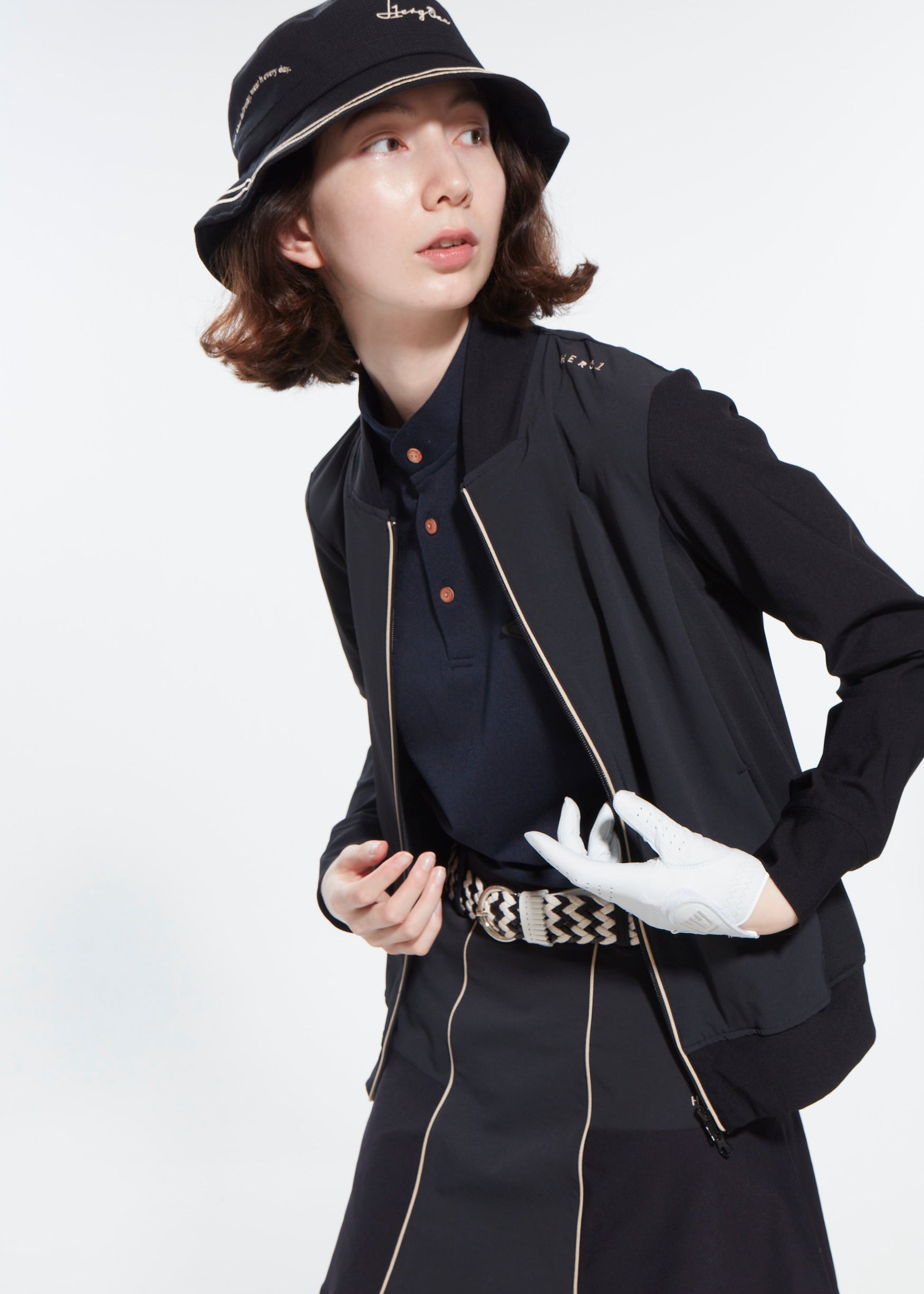 WOMENS UVCUT&QUICK DRY ZIP BOULSON