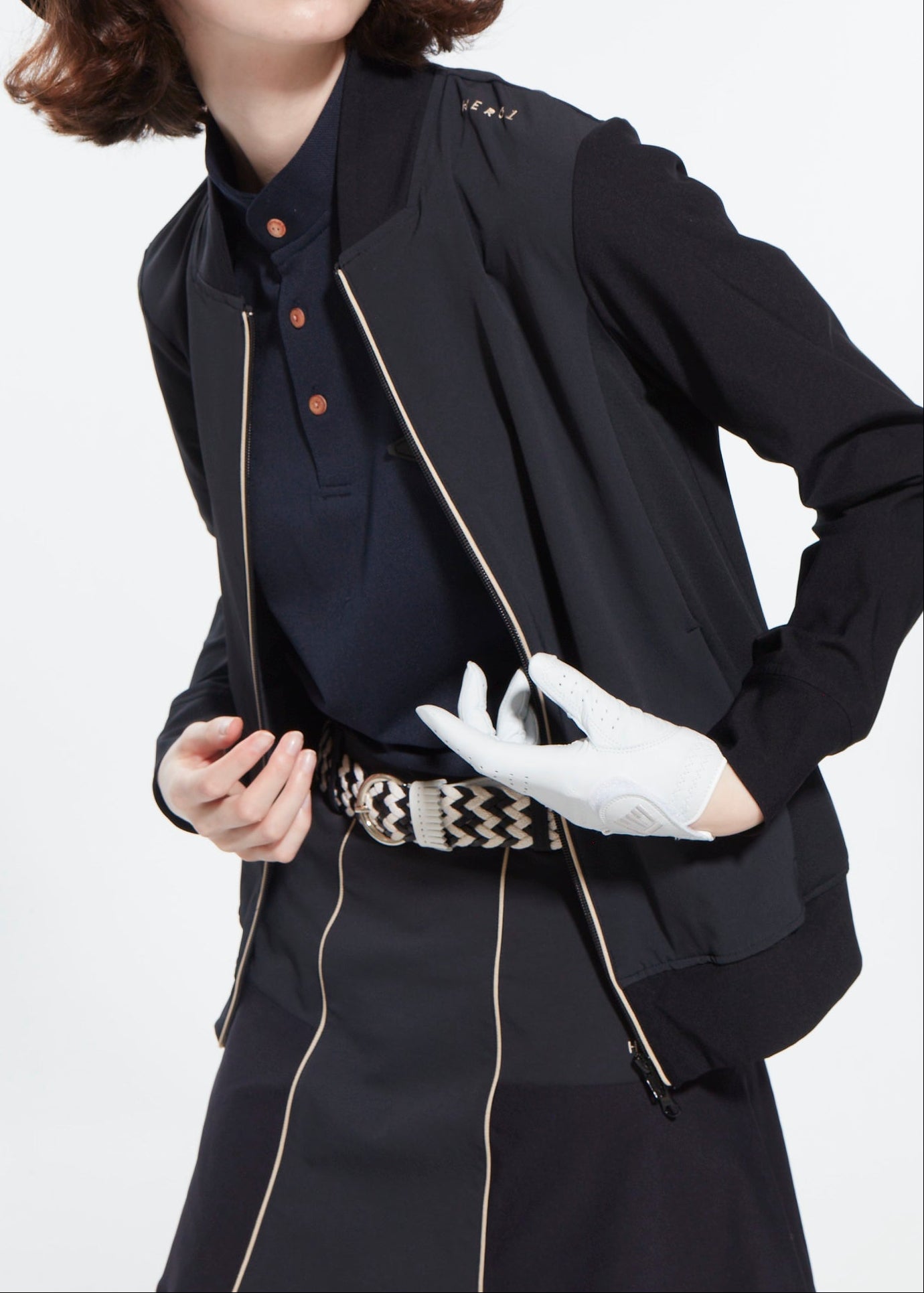 WOMENS UVCUT&QUICK DRY ZIP BOULSON